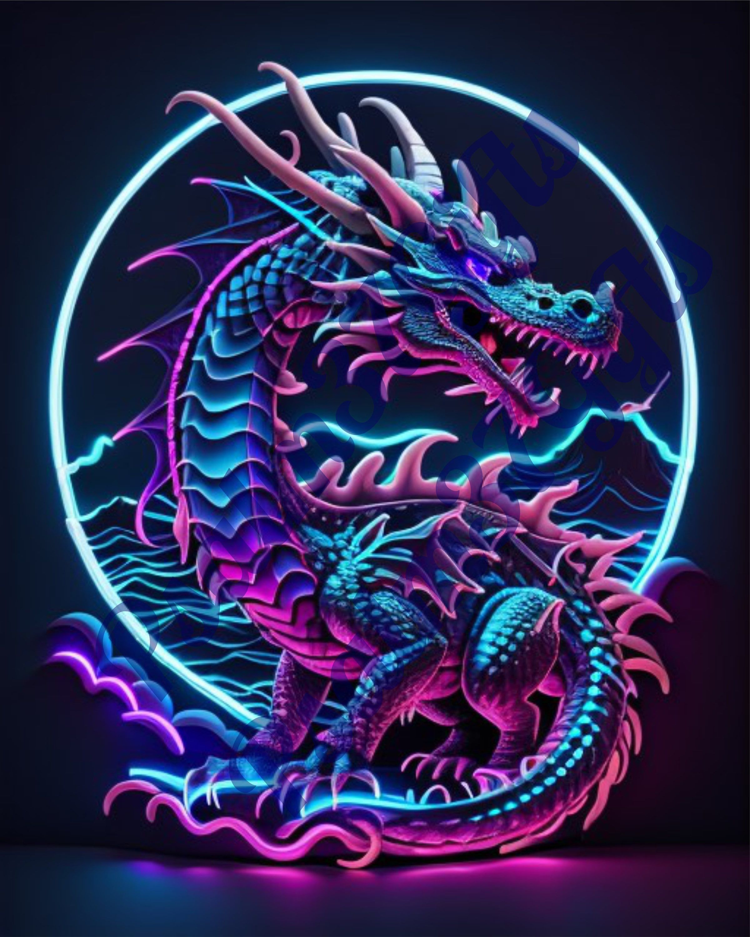 Neon Dragon Wallpapers - 4k, HD Neon Dragon Backgrounds on WallpaperBat