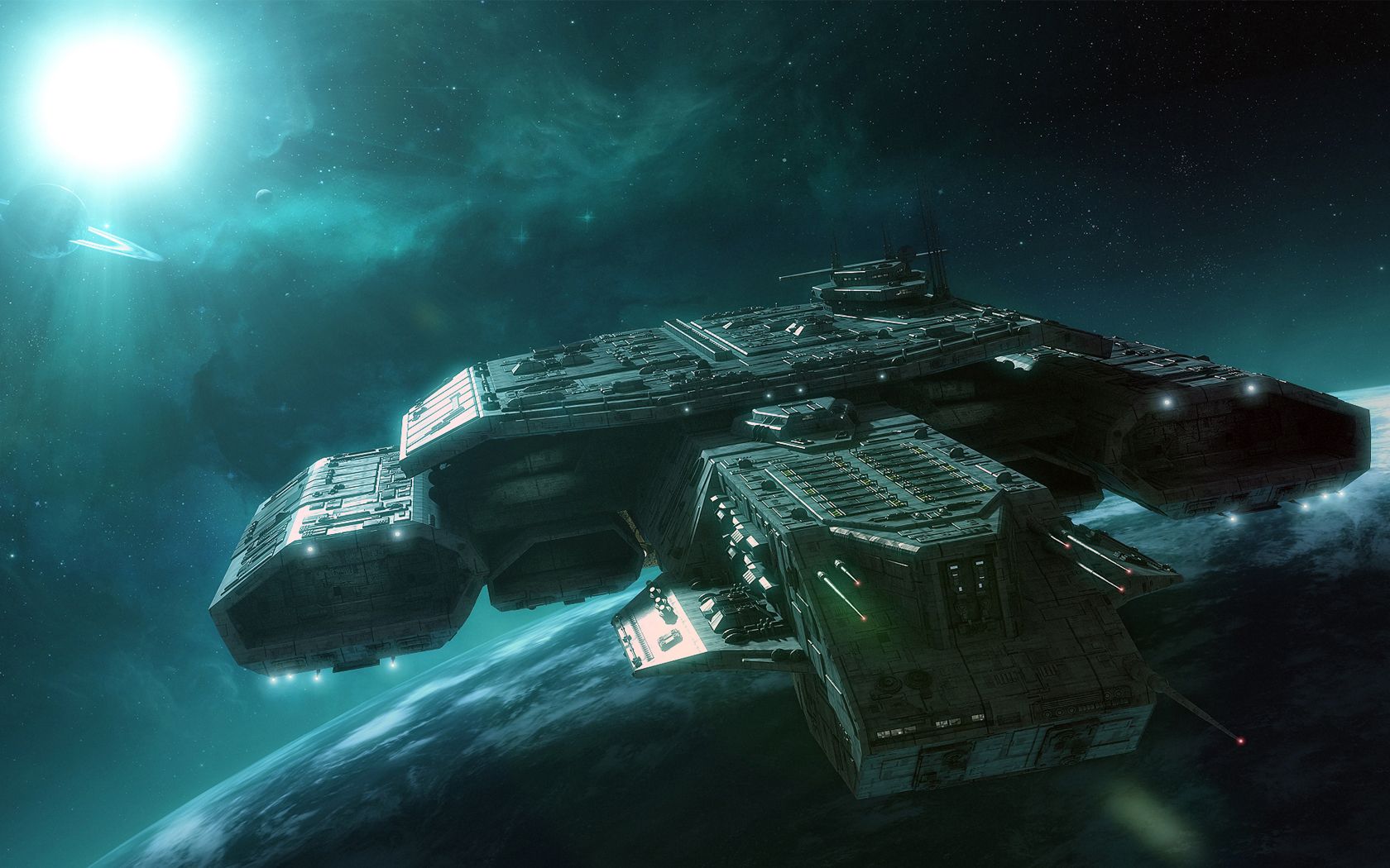 Futuristic Spaceship Wallpapers - 4k, HD Futuristic Spaceship ...