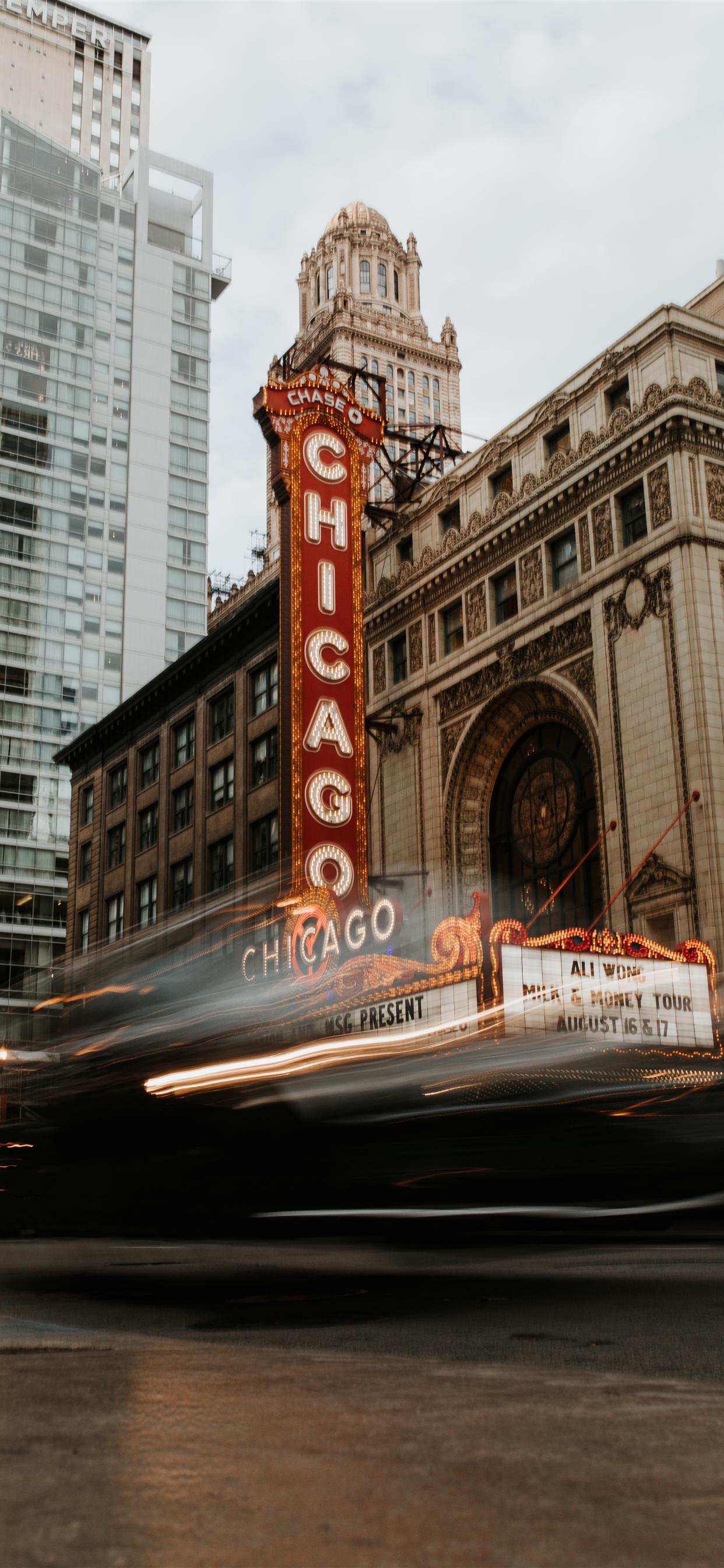 1242x2688 Chicago Theatre iPhone Wallpaper Free Download on WallpaperBat