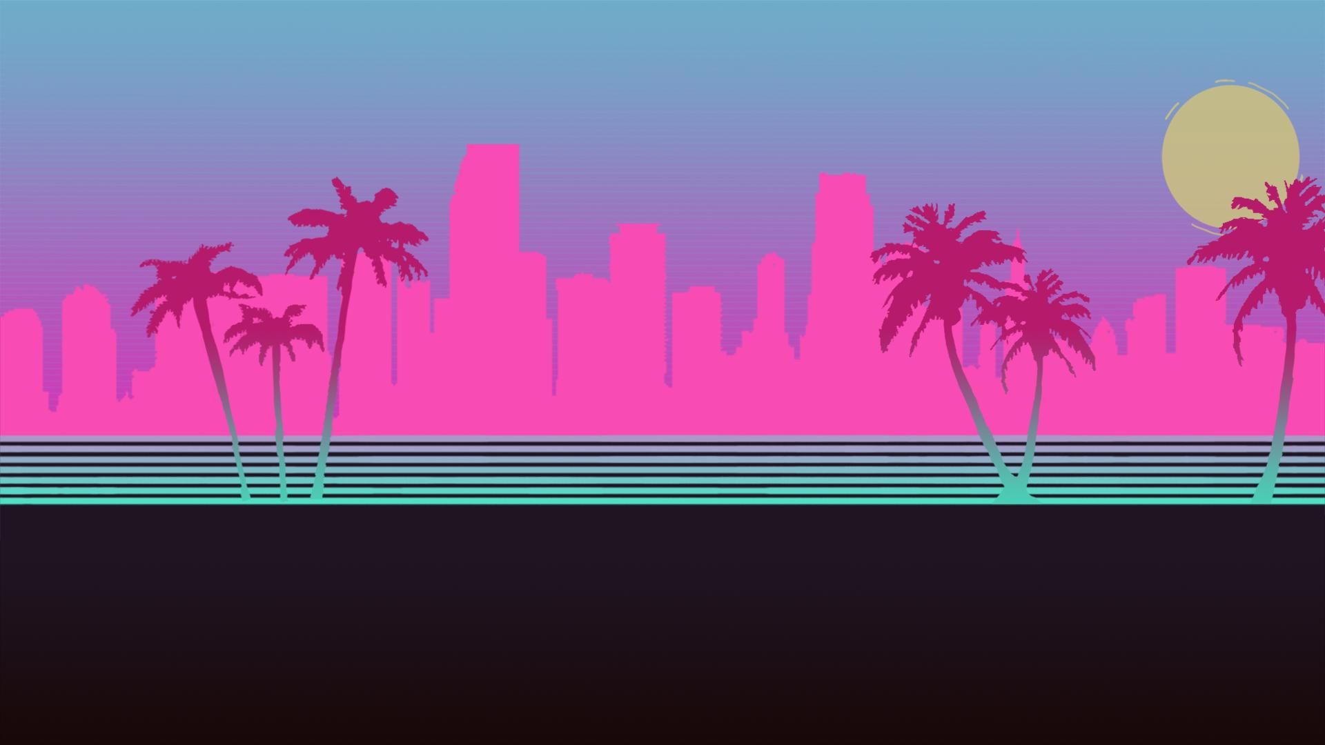Vaporwave Palm Tree Wallpapers - 4k, HD Vaporwave Palm Tree Backgrounds