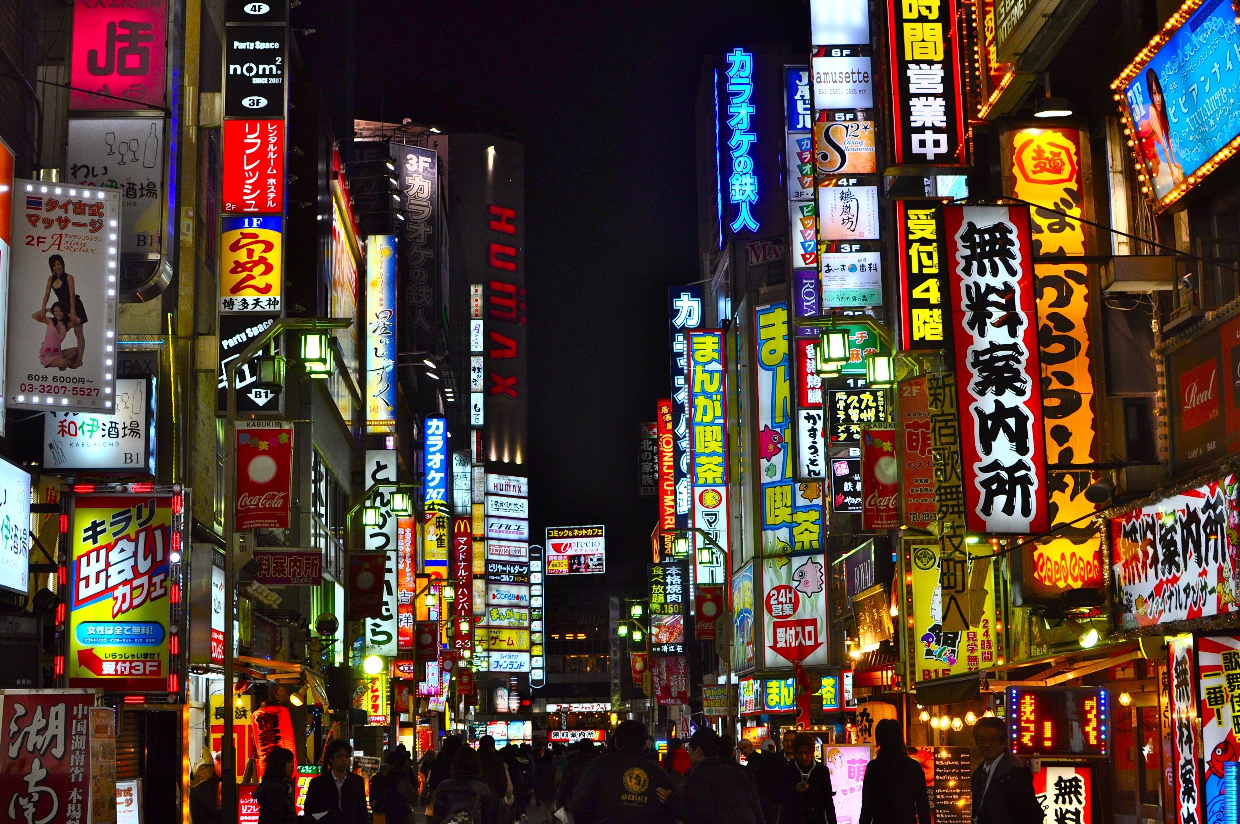 Night Time In Tokyo