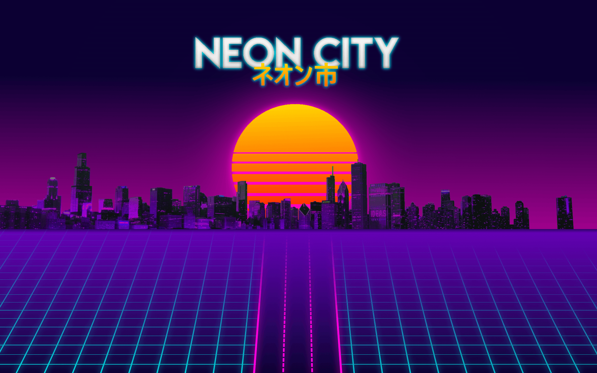 Neon City Vaporwave Wallpapers - 4k, HD Neon City Vaporwave Backgrounds ...
