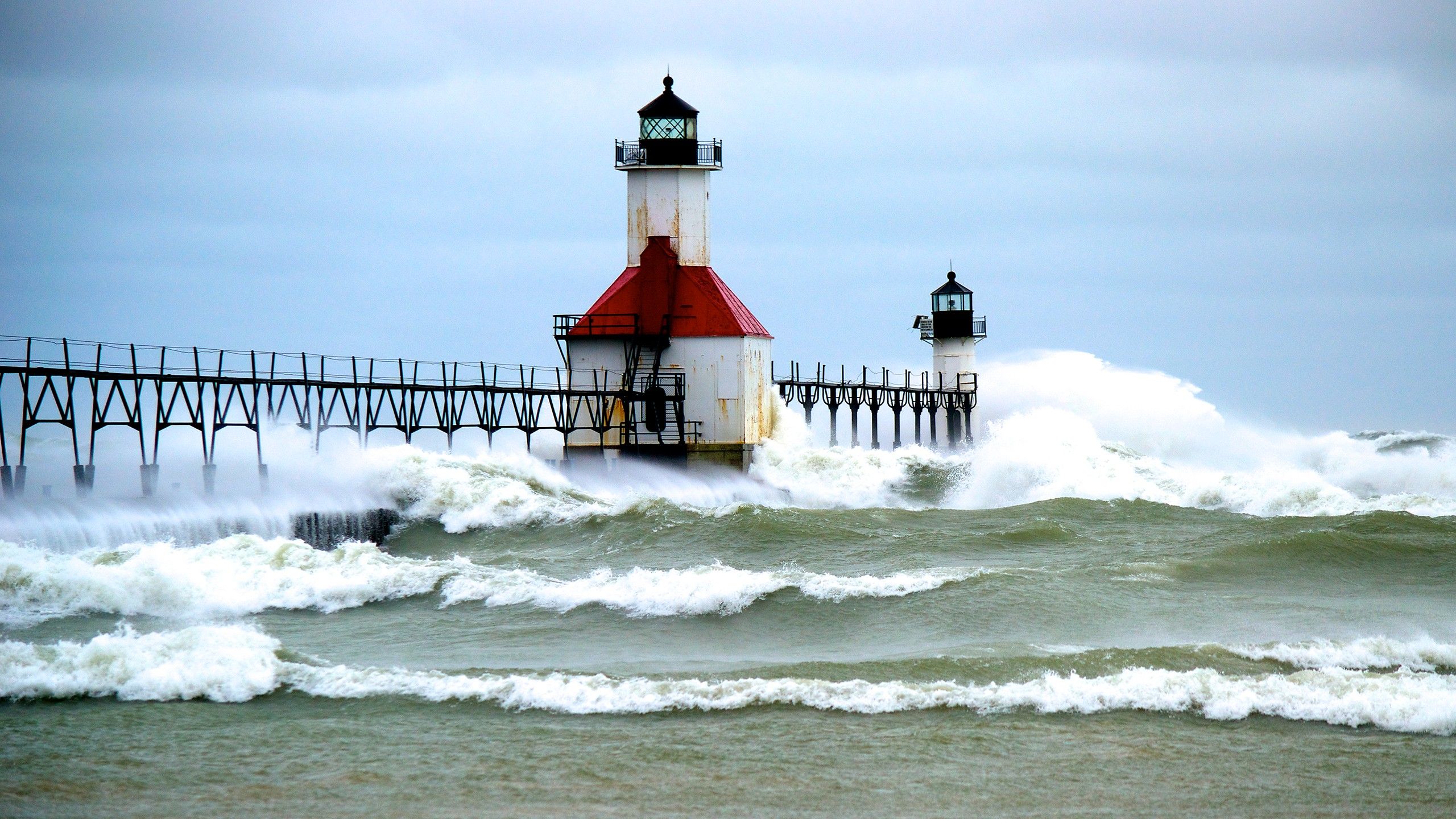 Michigan Lighthouse Wallpapers - 4k, HD Michigan Lighthouse Backgrounds ...