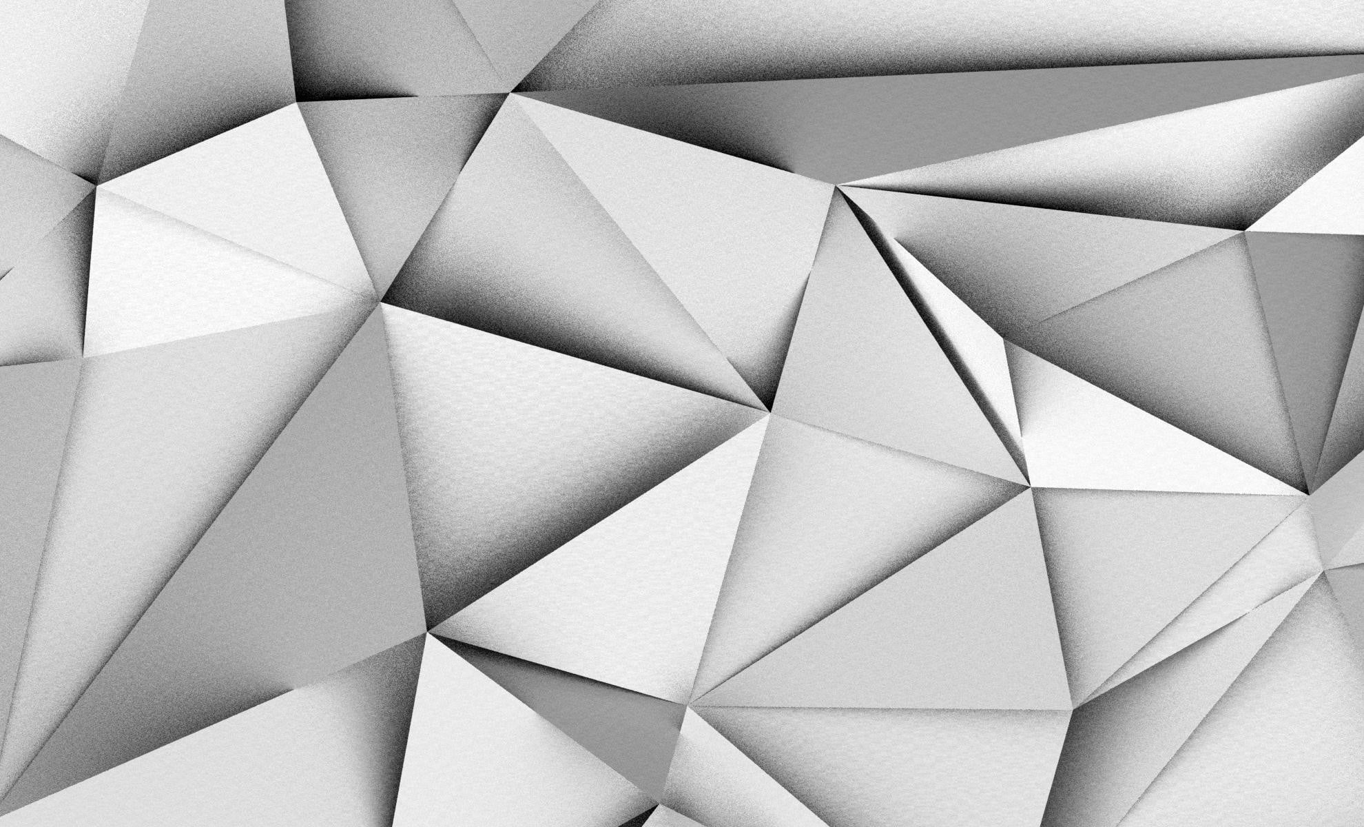 White Geometric Wallpapers - 4k, HD White Geometric Backgrounds on ...
