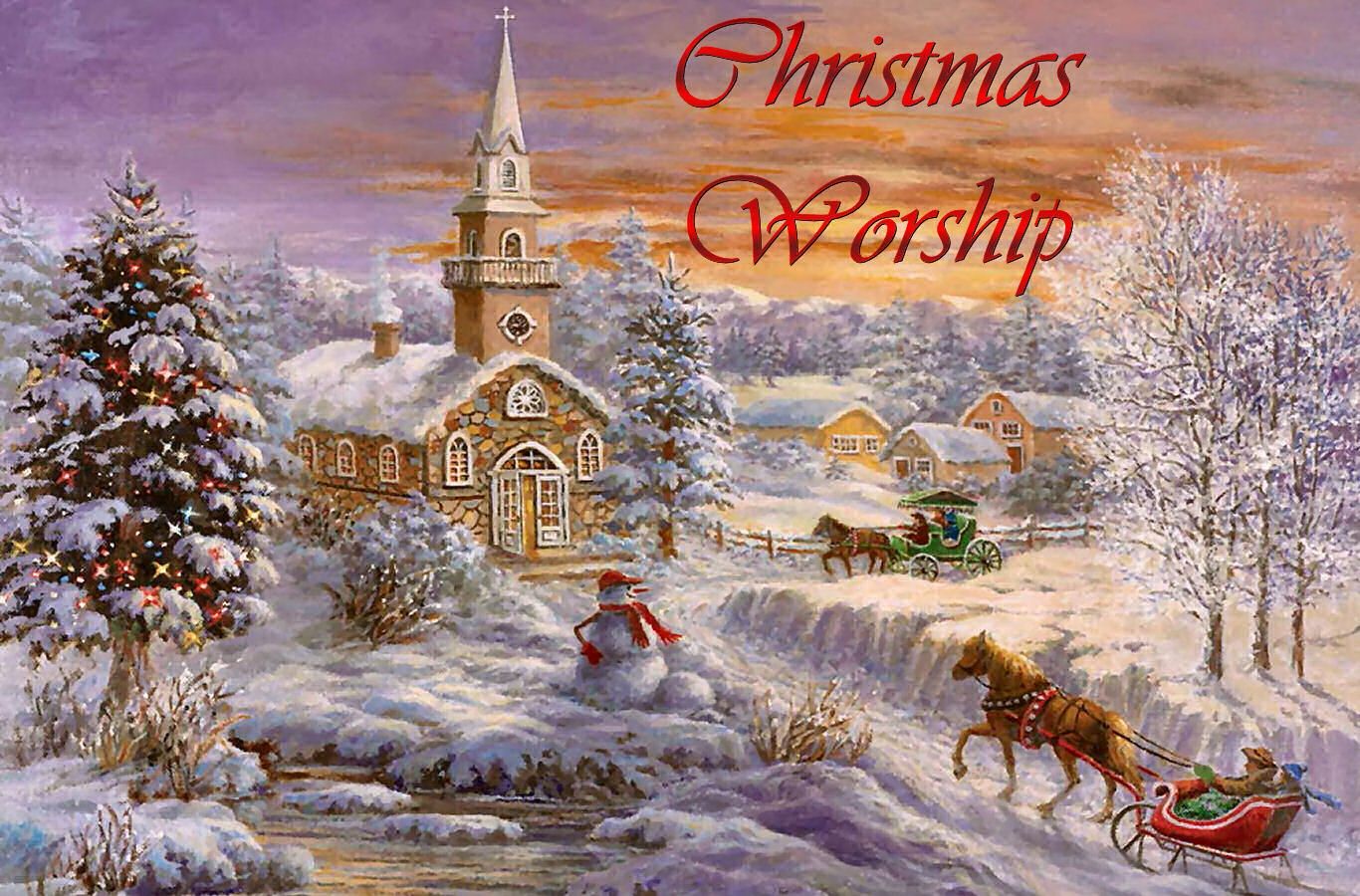 Christmas Churches Wallpapers - 4k, HD Christmas Churches Backgrounds