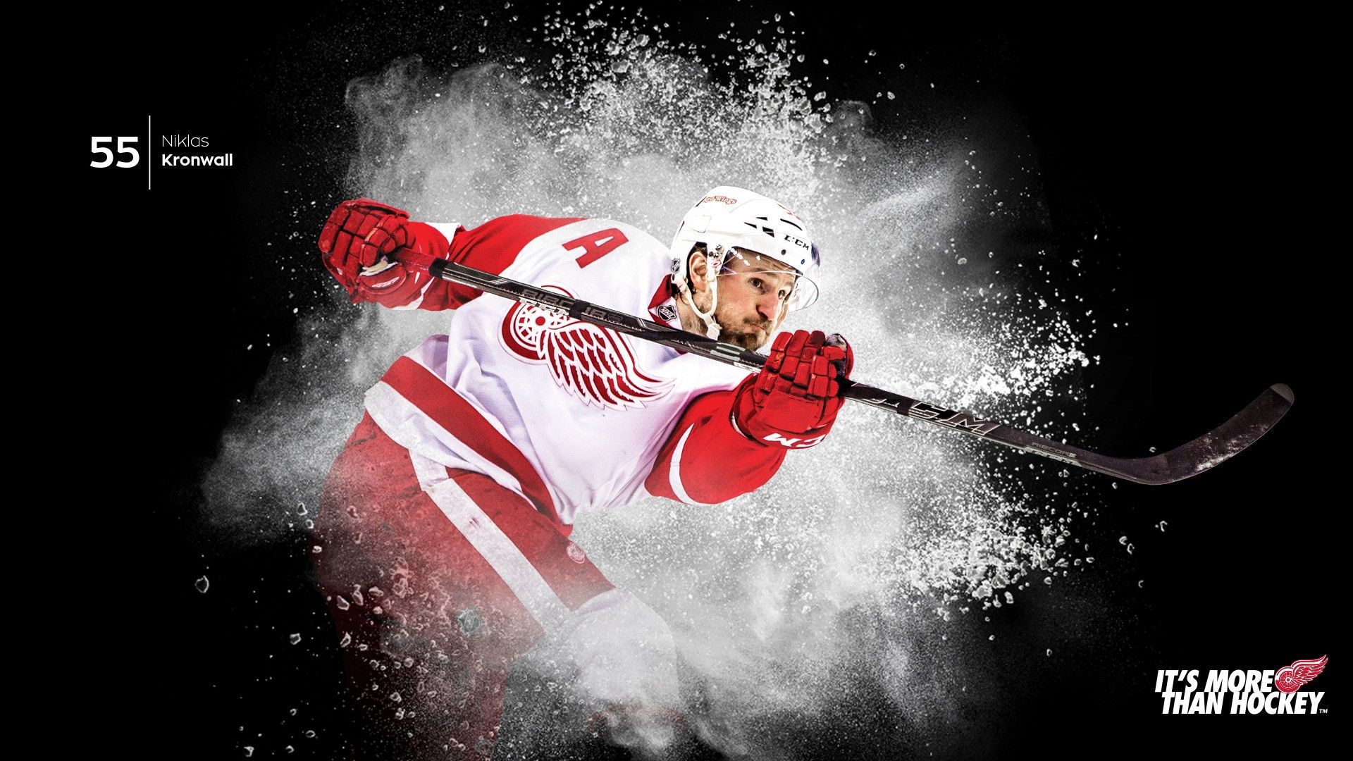 1920x1080 Detroit Red Red Wings on WallpaperBat