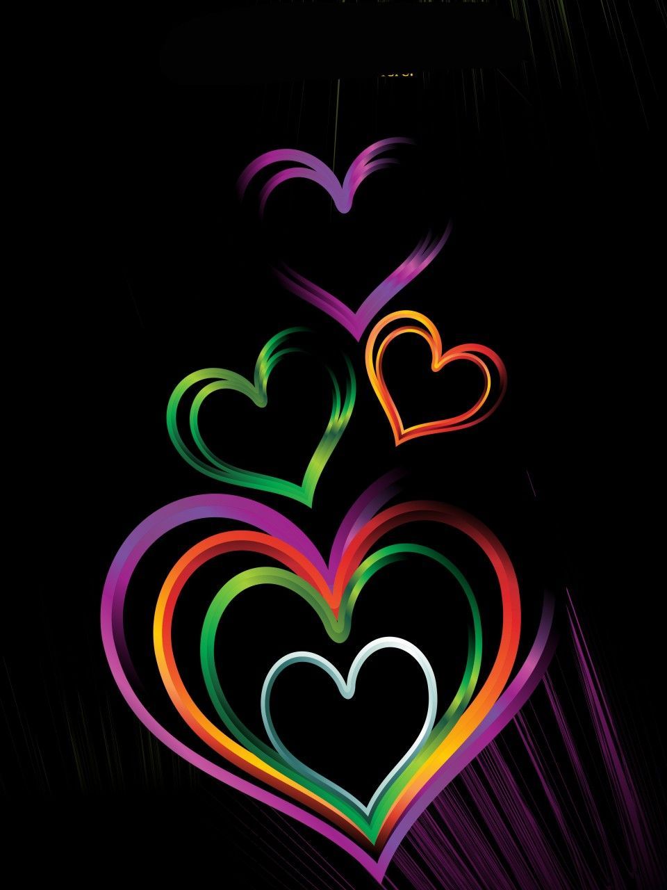 Colorful Hearts Wallpapers 4k Hd Colorful Hearts Backgrounds On Wallpaperbat
