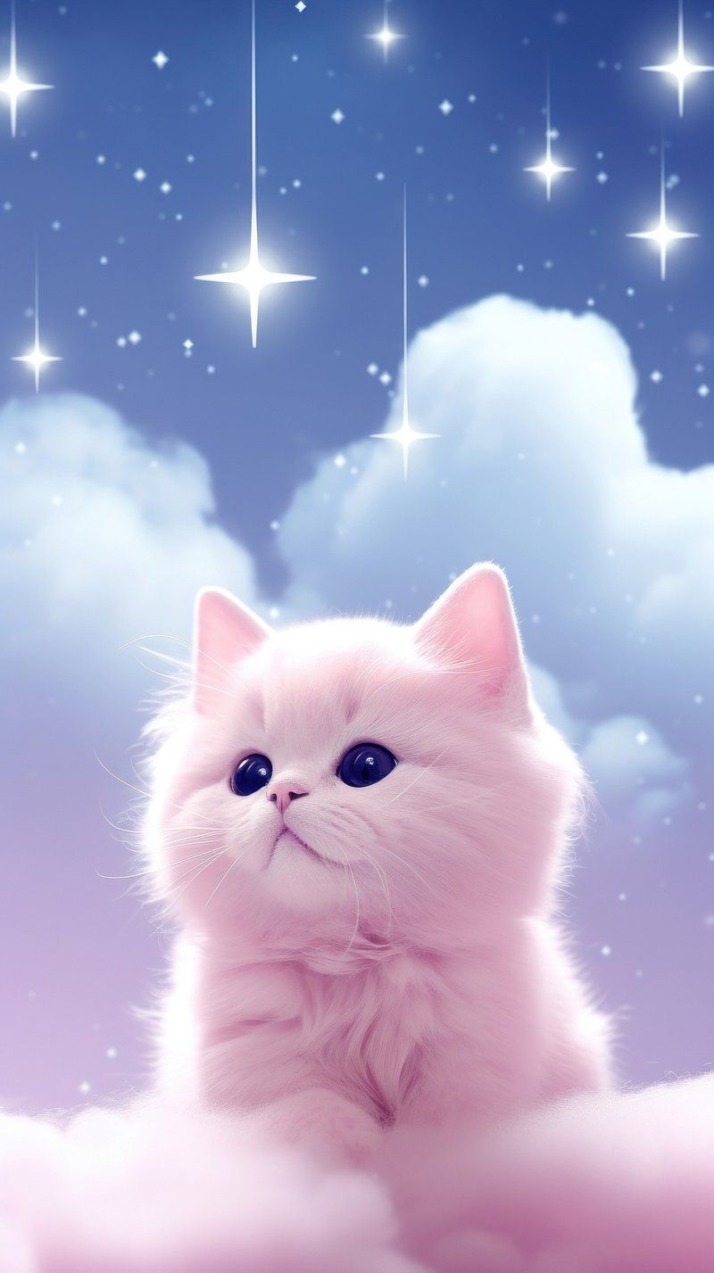 Cartoon Kitten Wallpapers - 4k, HD Cartoon Kitten Backgrounds on ...