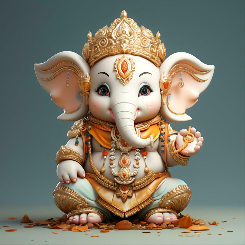 Cute Ganpati Wallpapers - 4k, HD Cute Ganpati Backgrounds on WallpaperBat