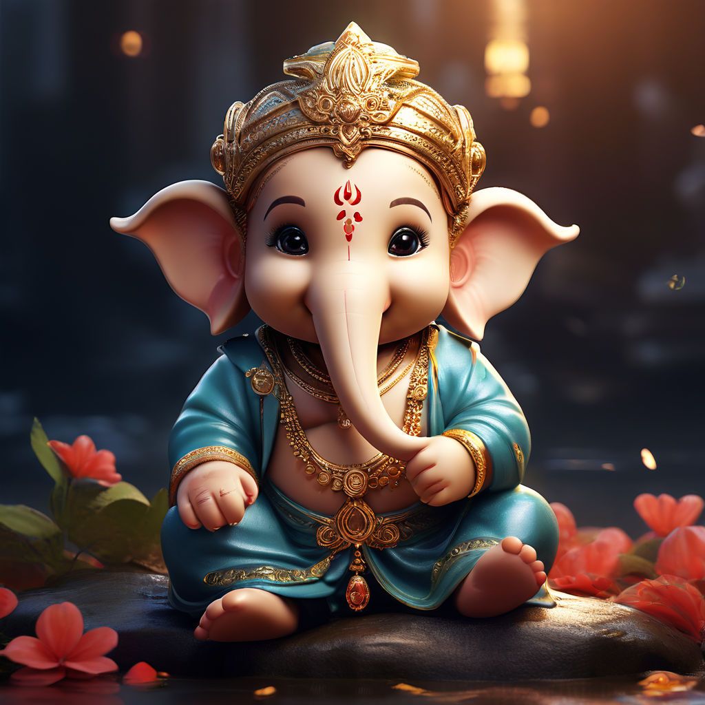 Cute Ganpati Wallpapers - 4k, HD Cute Ganpati Backgrounds on WallpaperBat