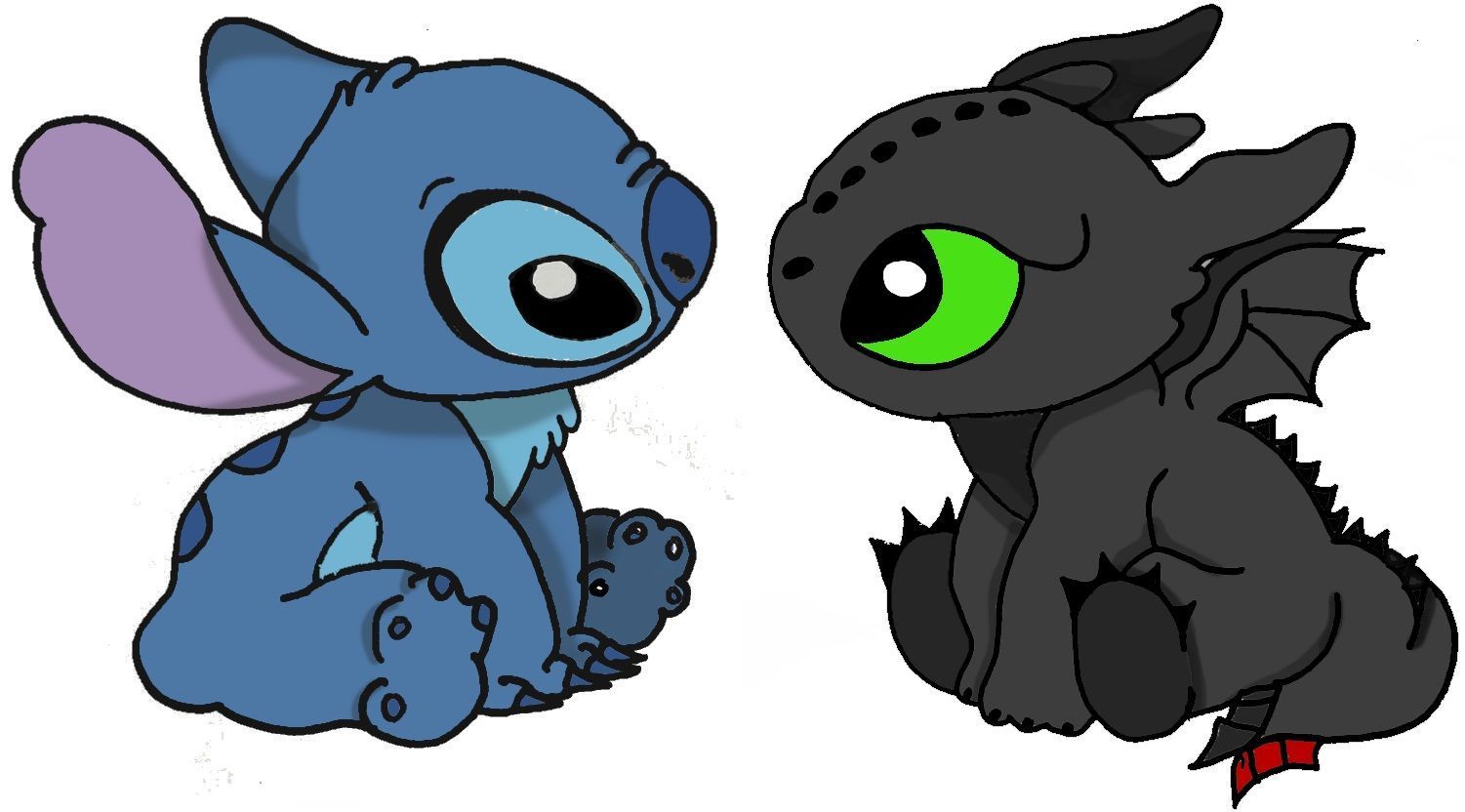 1501x832 Wallpaper Cute Drawings Of Stitch And Toothless on WallpaperBat.