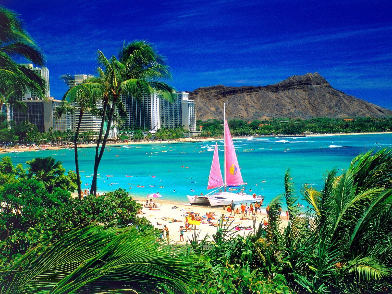 1600x1200 Waikiki Oahu Hawaii Normal - Hd Wallpapers (High Definition) | 100 ... Wallpaper