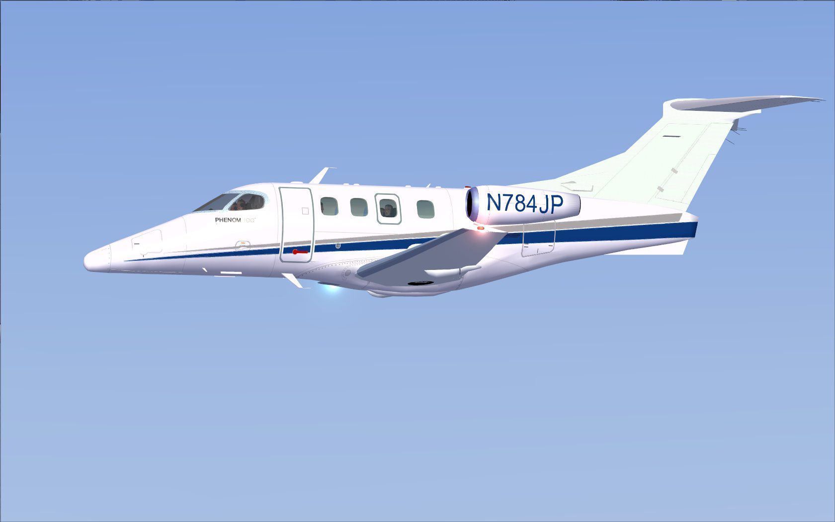 1680x1050 Embraer Phenom 100 N784JP for FSX Wallpaper