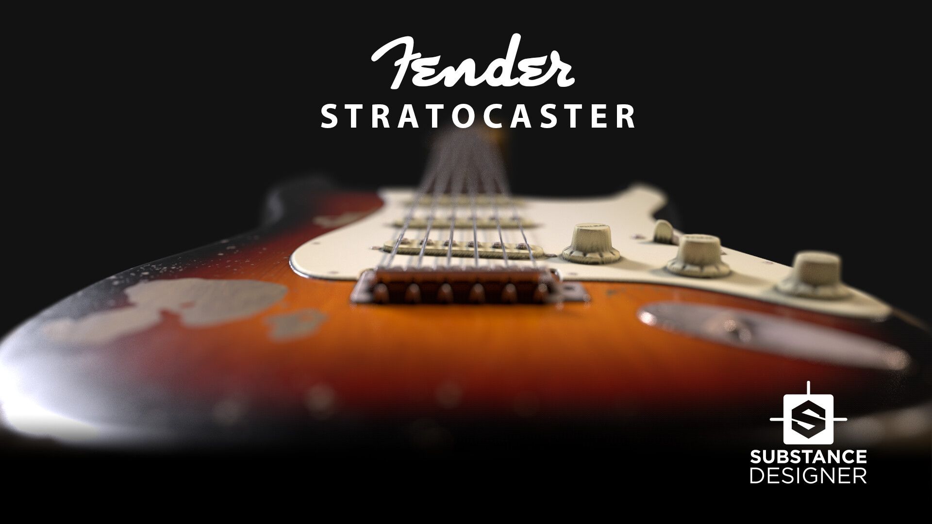 Fender Stratocaster рабочий стол