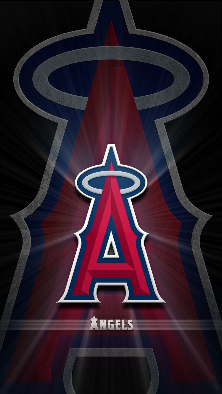 Download wallpapers Los Angeles Angels, West division, MLB, 4K, red white  abstraction, logo, material design, baseball, Anaheim, California, USA,  Major League Baseball for desktop with resolution 3840x2400. High Quality  HD pictures wallpapers