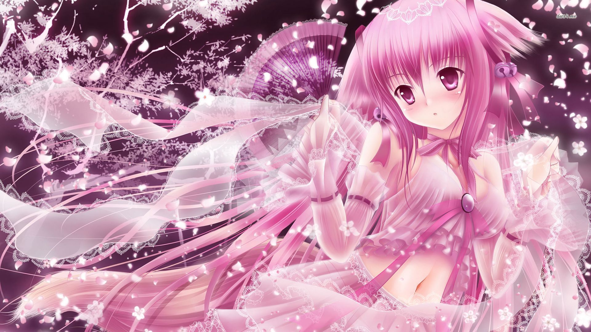 Anime Pink Wallpapers 4k Hd Anime Pink Backgrounds On Wallpaperbat