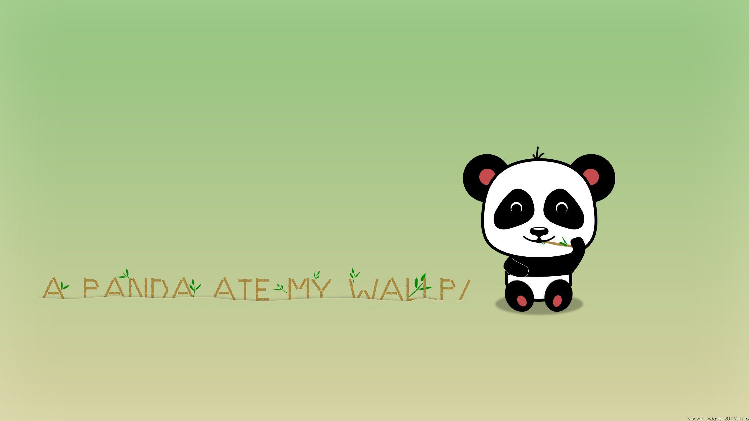 2560x1440 Cartoon Panda Wallpaper - Panda Wallpaper For Desktop HD on WallpaperBat