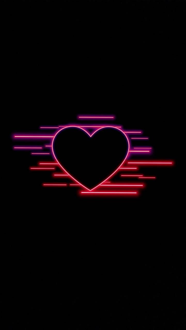 Neon Heart Wallpapers.