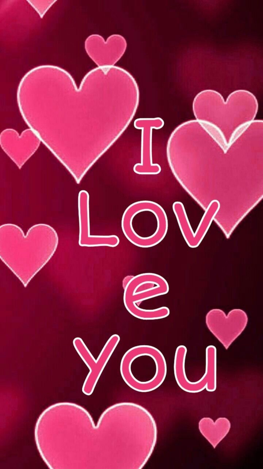 I love you обои