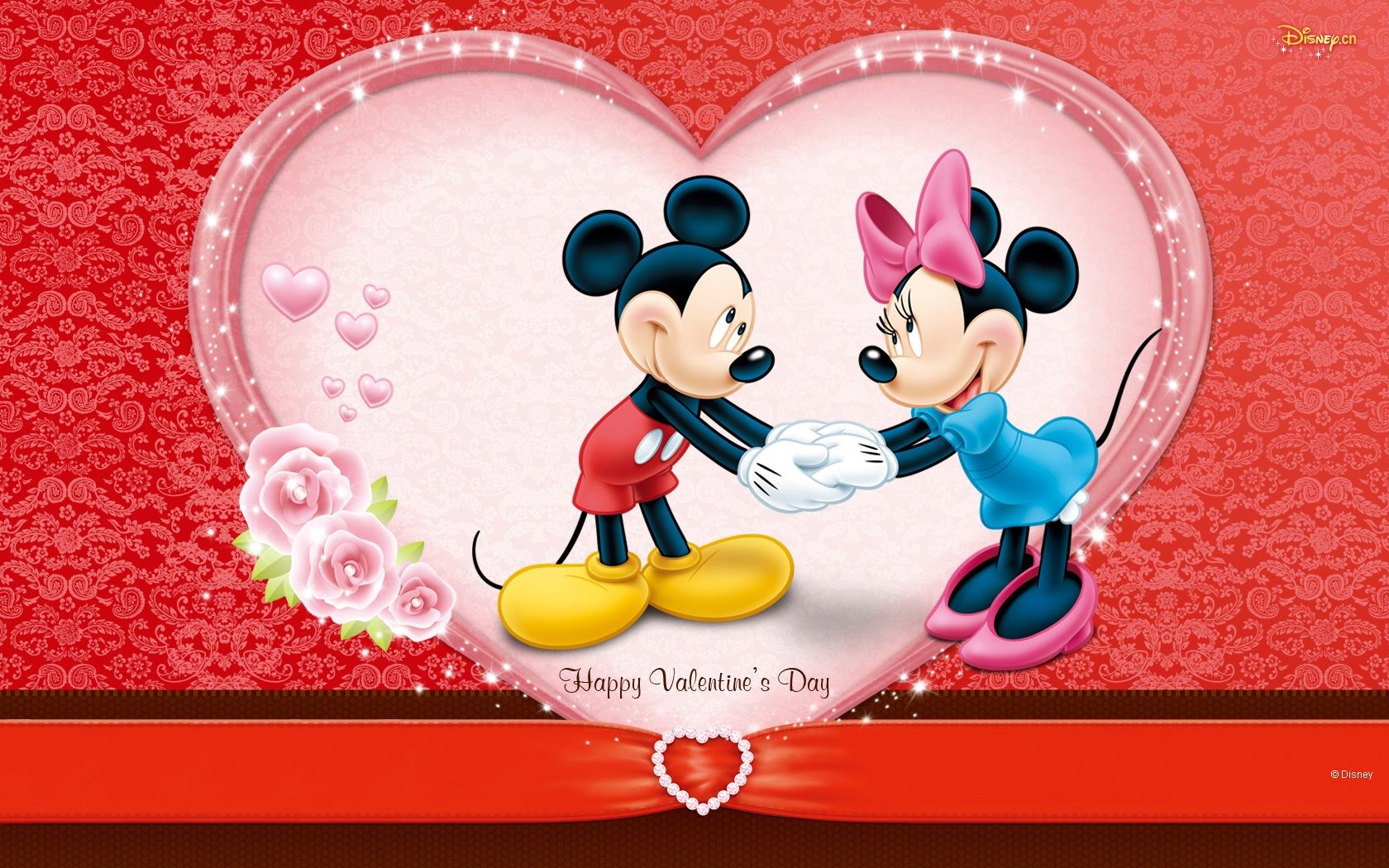 1680x1050 Free Mickey Mouse And Minnie Mouse Love, Download Free Clip Art on WallpaperBat
