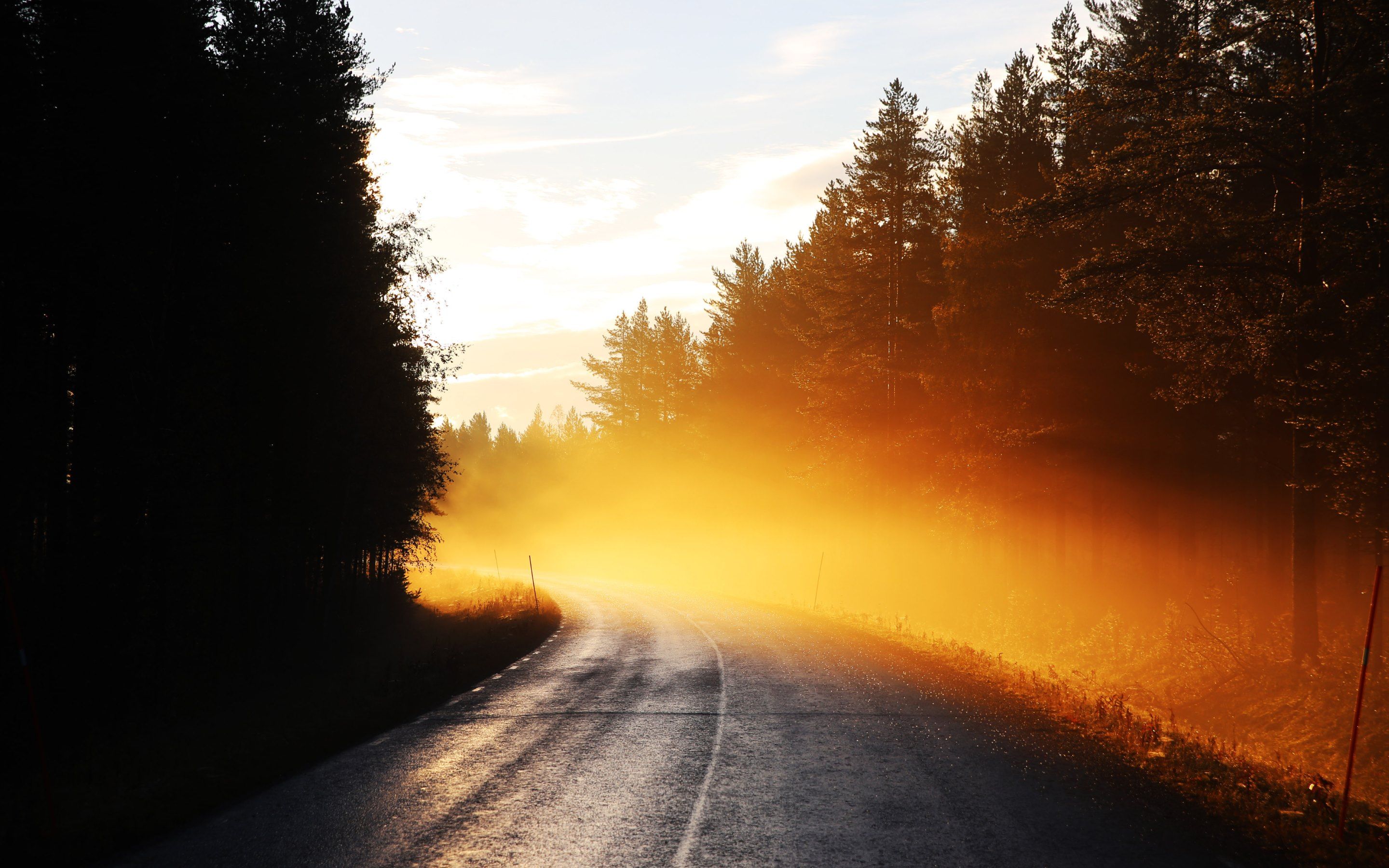 Sunrise Road Wallpapers - 4k, HD Sunrise Road Backgrounds On WallpaperBat