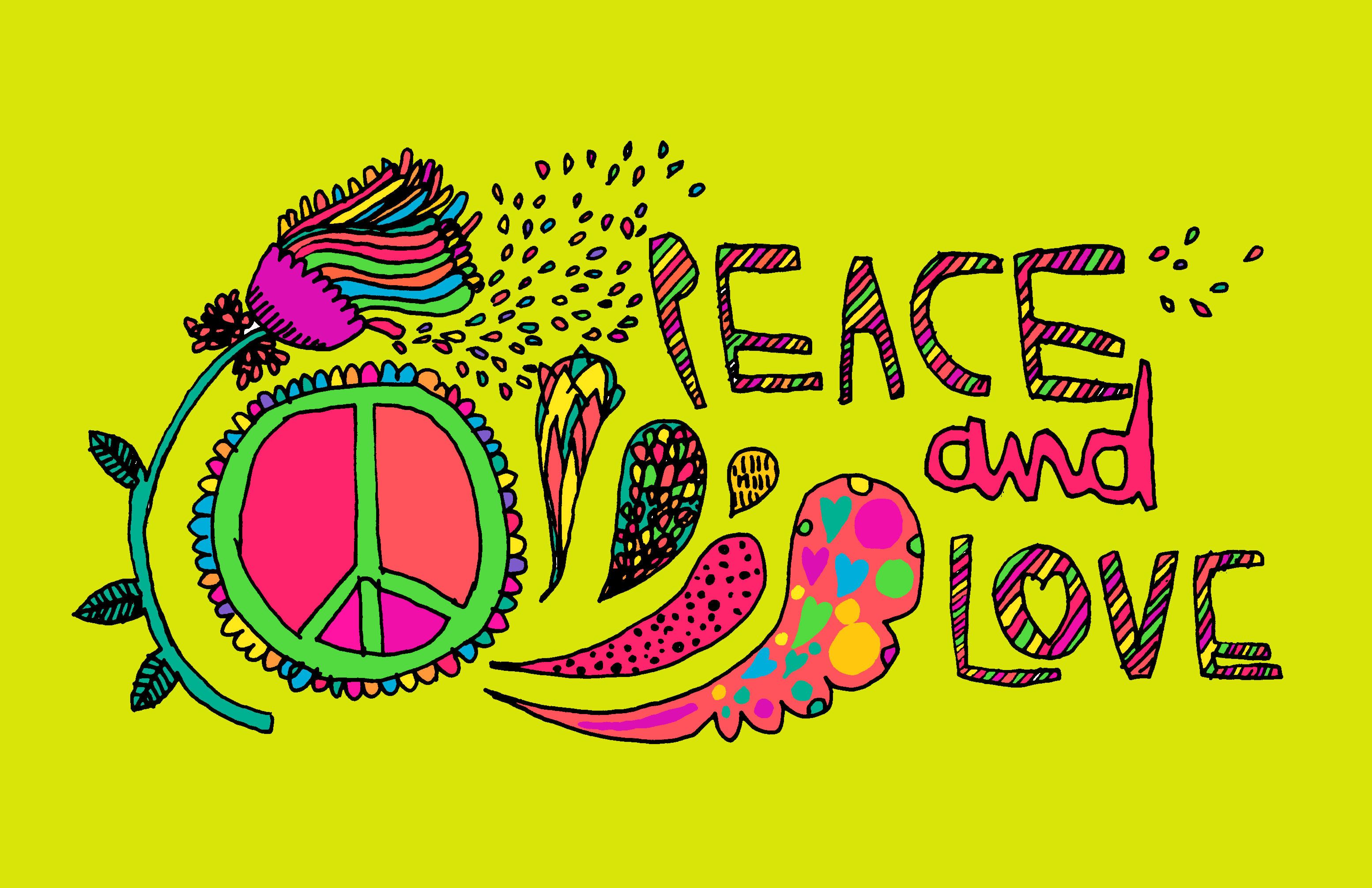 3108x2012 Peace and Love Background on WallpaperBat
