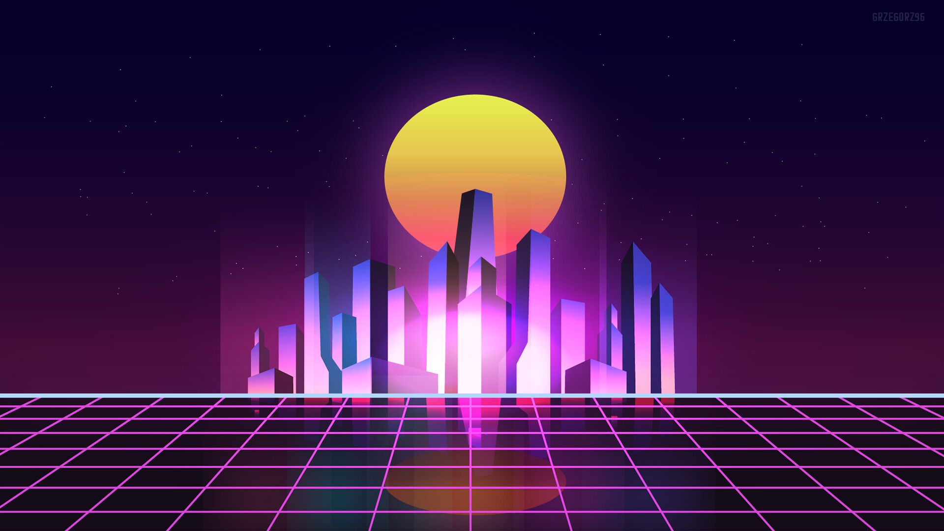 Neon City Vaporwave Wallpapers - 4k, HD Neon City Vaporwave Backgrounds ...