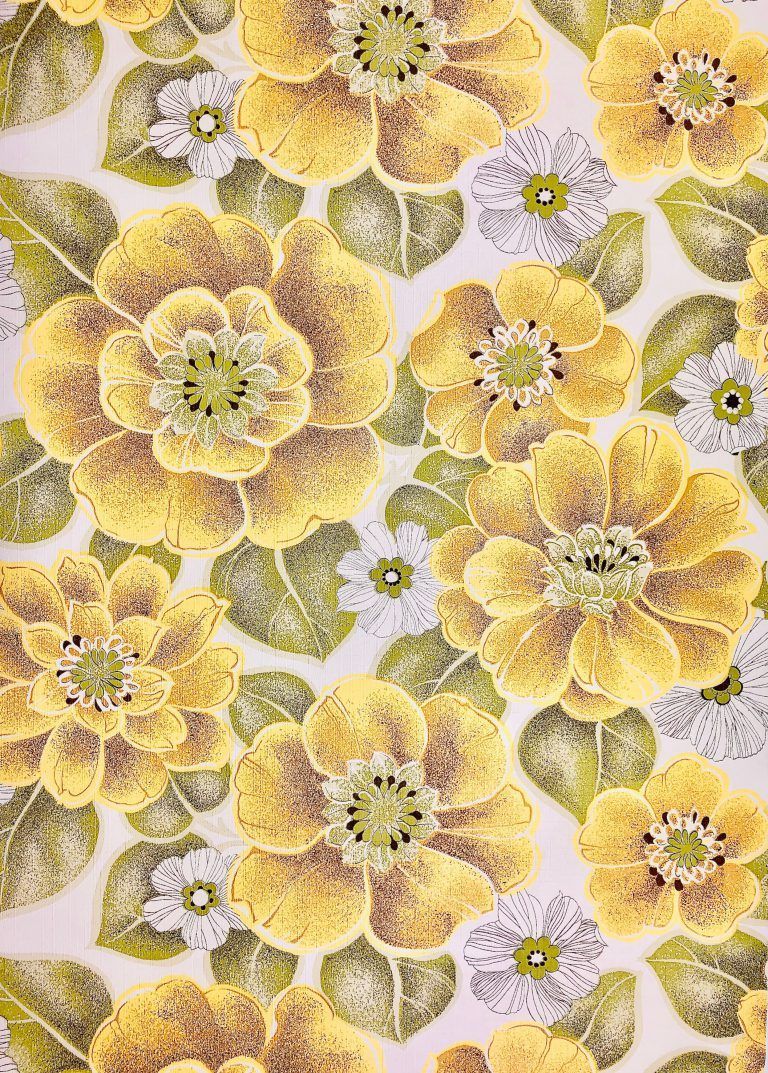 Vintage Yellow Floral Wallpapers - 4k, HD Vintage Yellow Floral