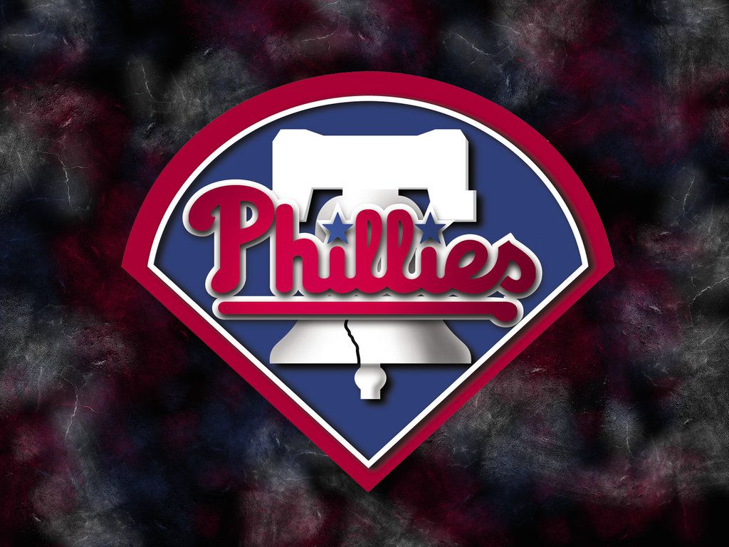 Philadelphia Phillies Glossy Red Wallpaper [iOS4 Retina Di…