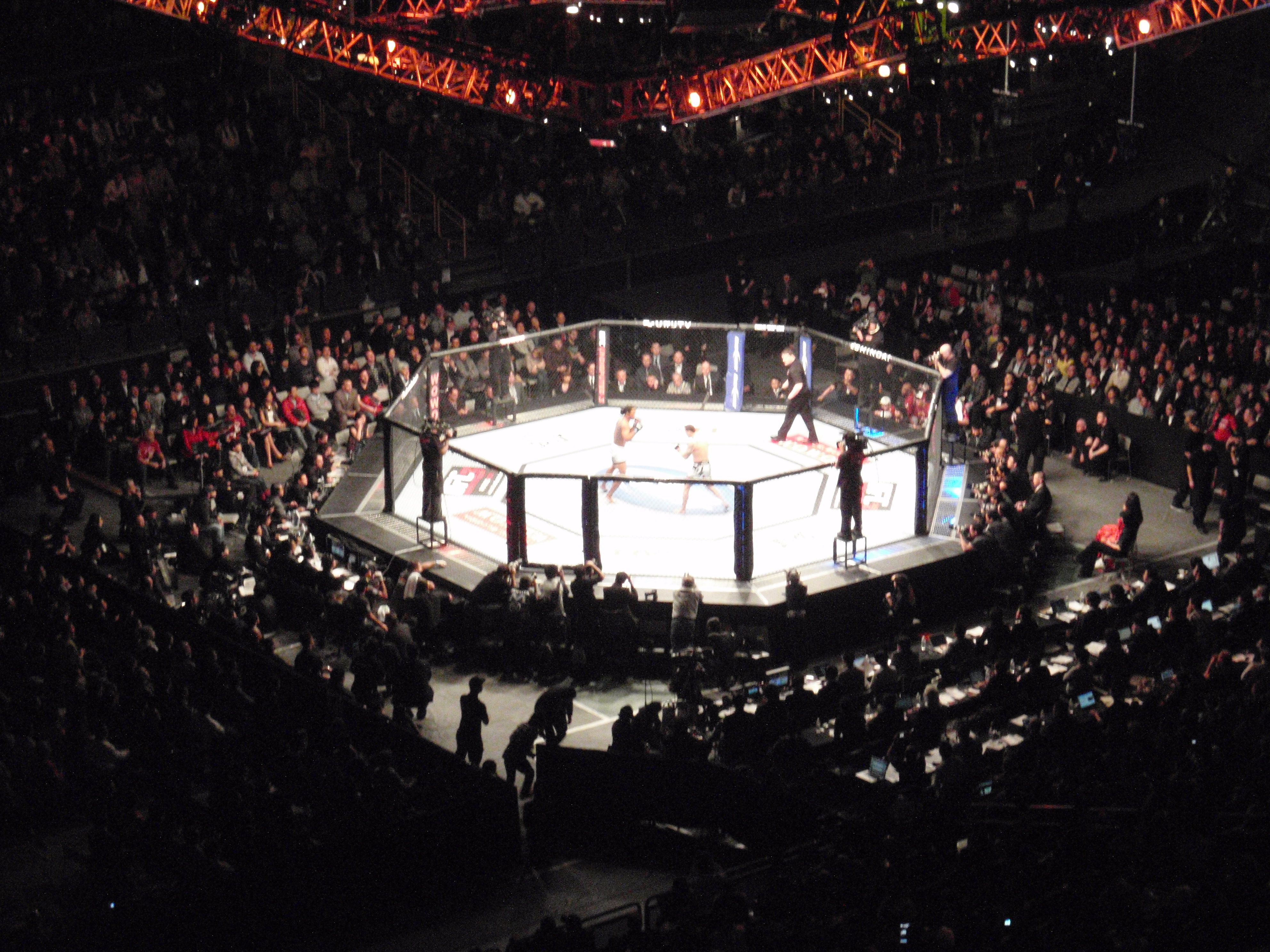 UFC Arena Wallpapers 4k HD UFC Arena Backgrounds On WallpaperBat