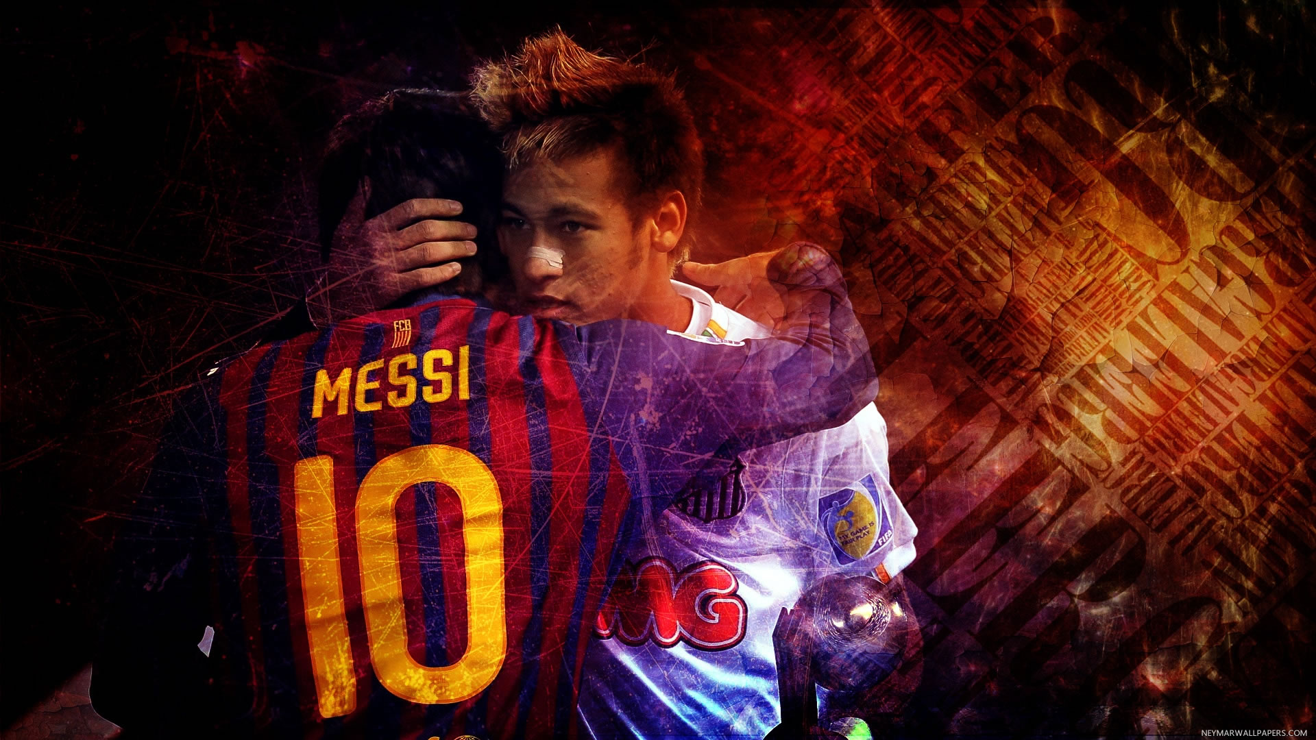 Neymar And Messi Wallpapers 4k Hd Neymar And Messi Backgrounds On Wallpaperbat