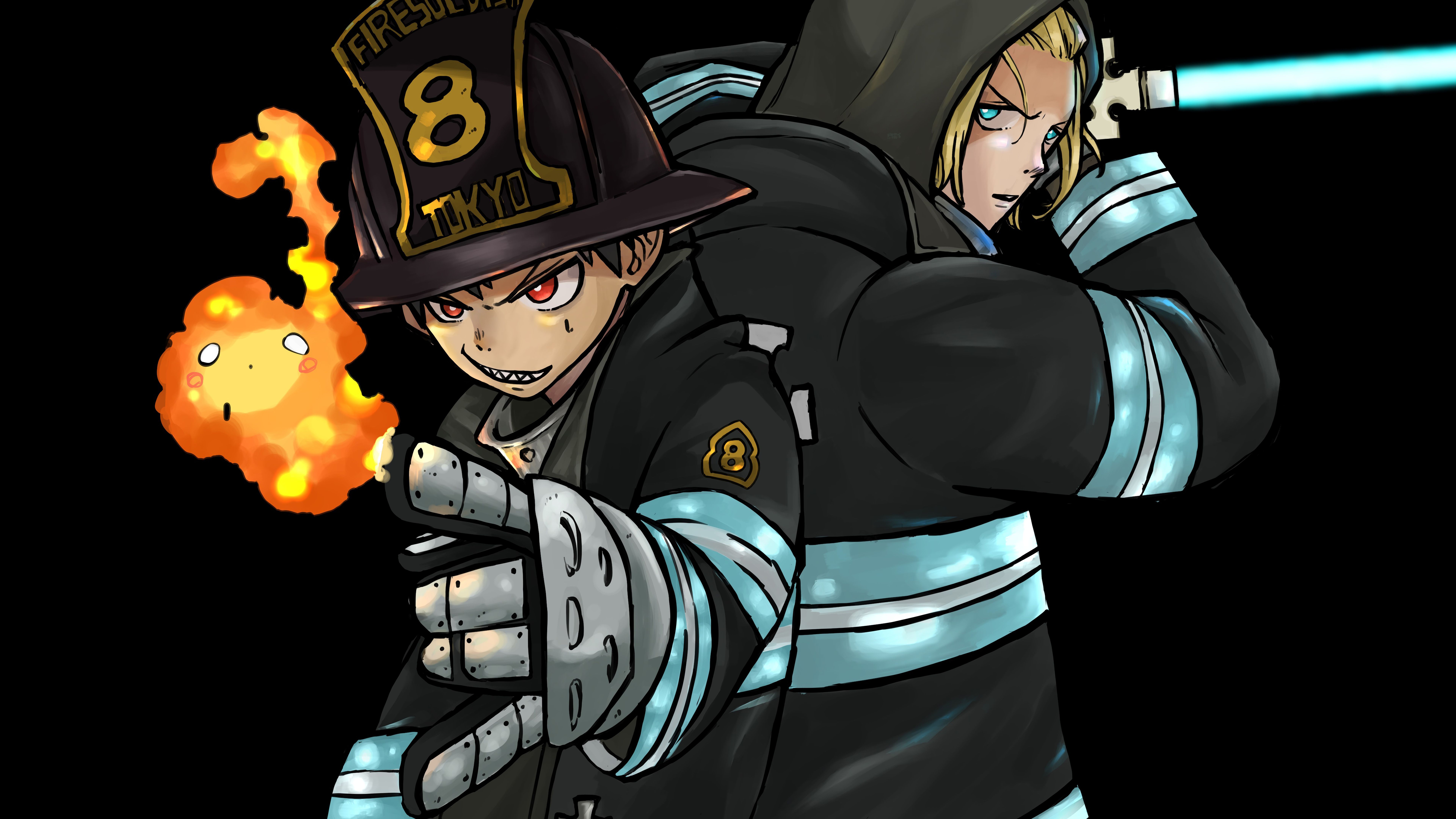 Fire Force Shinra Wallpapers 4k Hd Fire Force Shinra Backgrounds On Wallpaperbat
