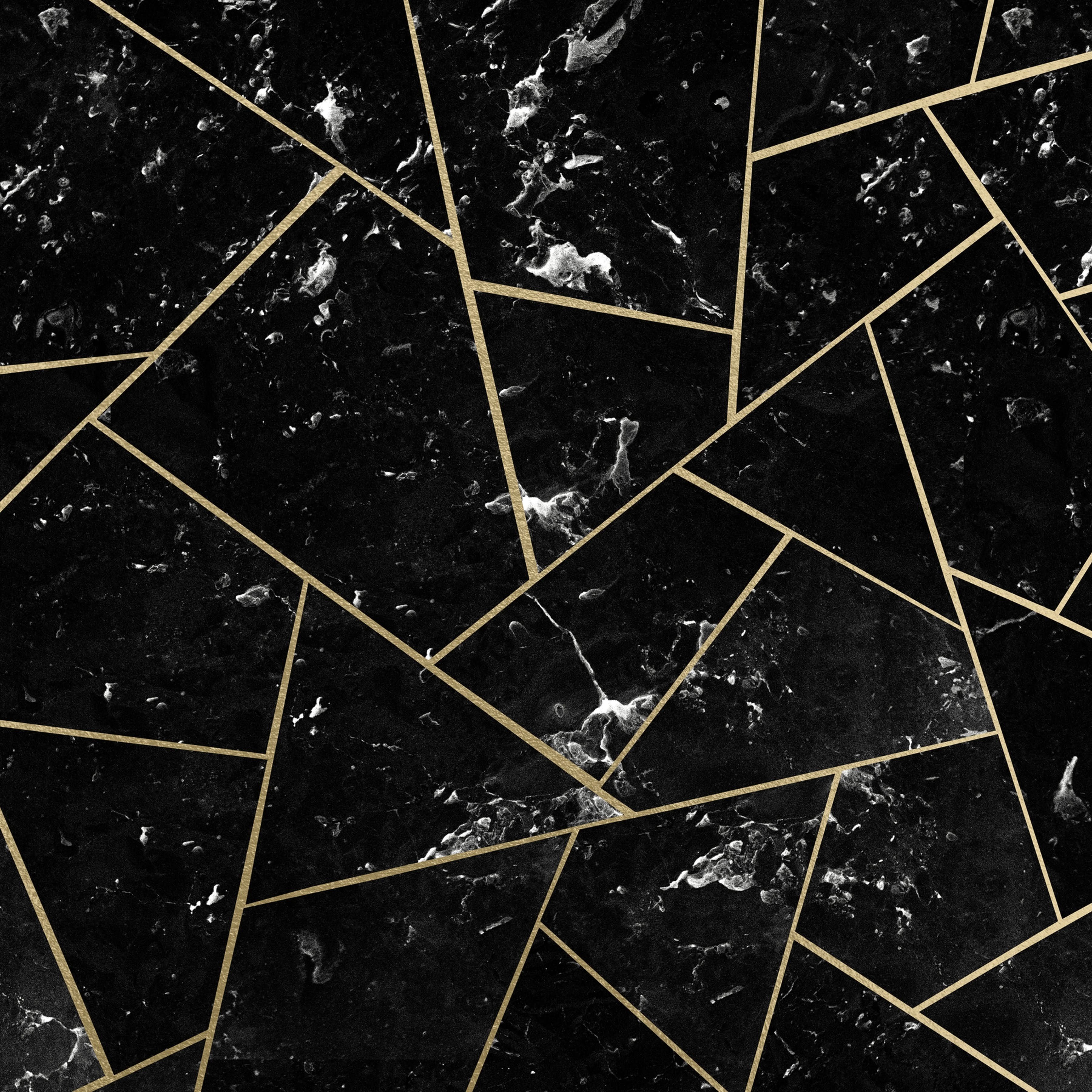 Black and Gold Geometric Wallpapers - 4k, HD Black and Gold Geometric