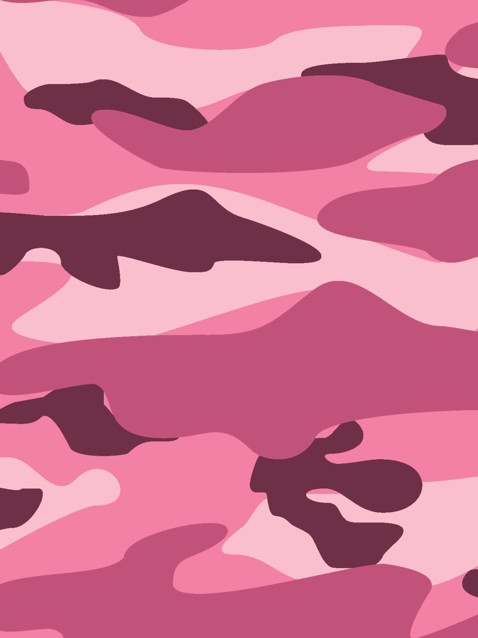 1536x2048 Pink Camouflage Wallpaper - Light Pink Camo Background on WallpaperBat