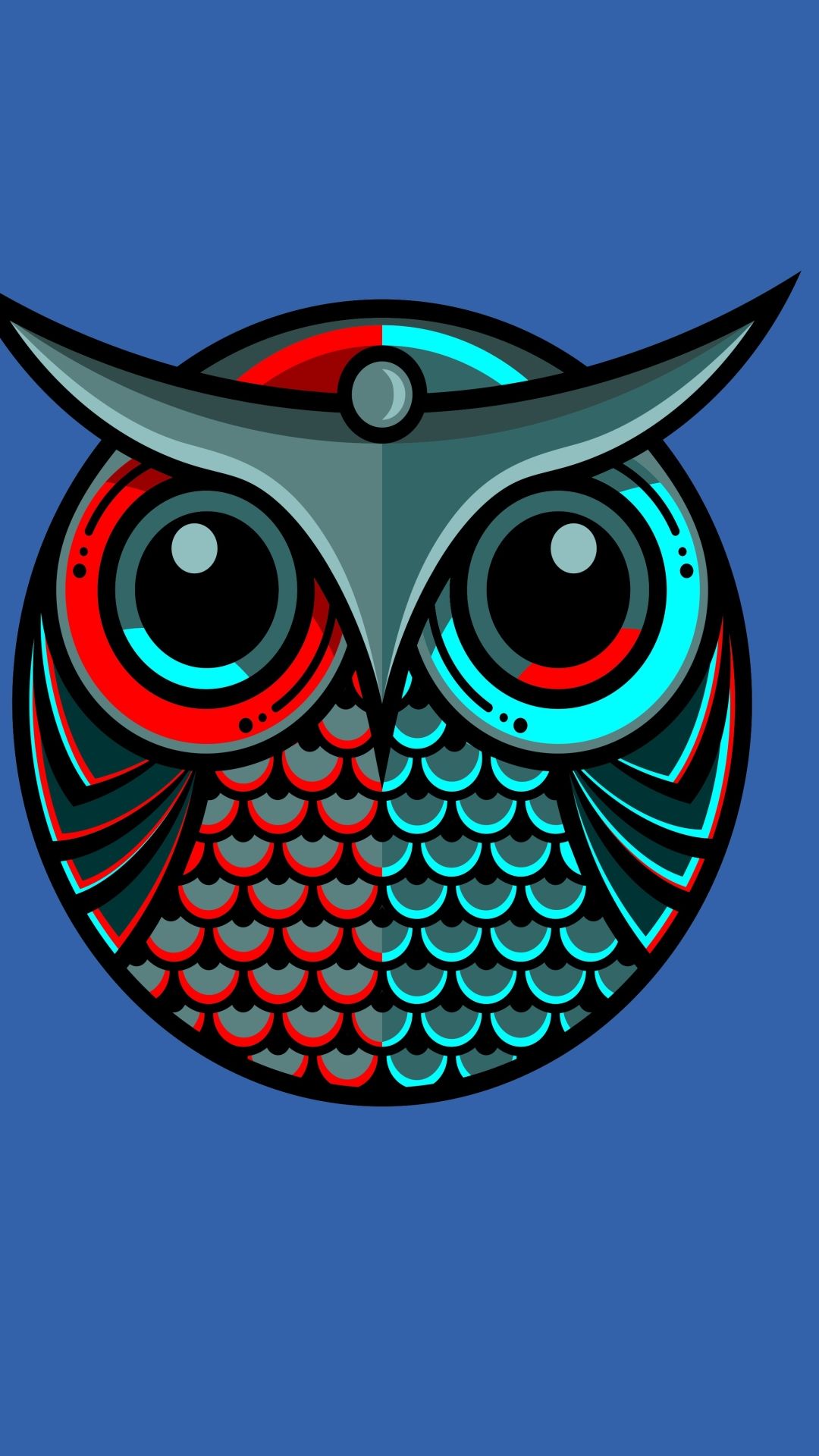 1080x1920 Artistic Owl (1080x1920) Mobile Wallpaper | Artistic wallpaper ... Wallpaper