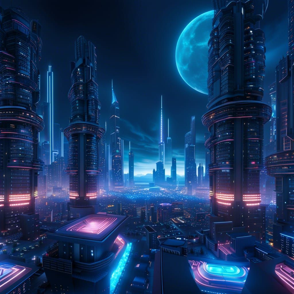 Cyber City Wallpapers - 4k, Hd Cyber City Backgrounds On Wallpaperbat