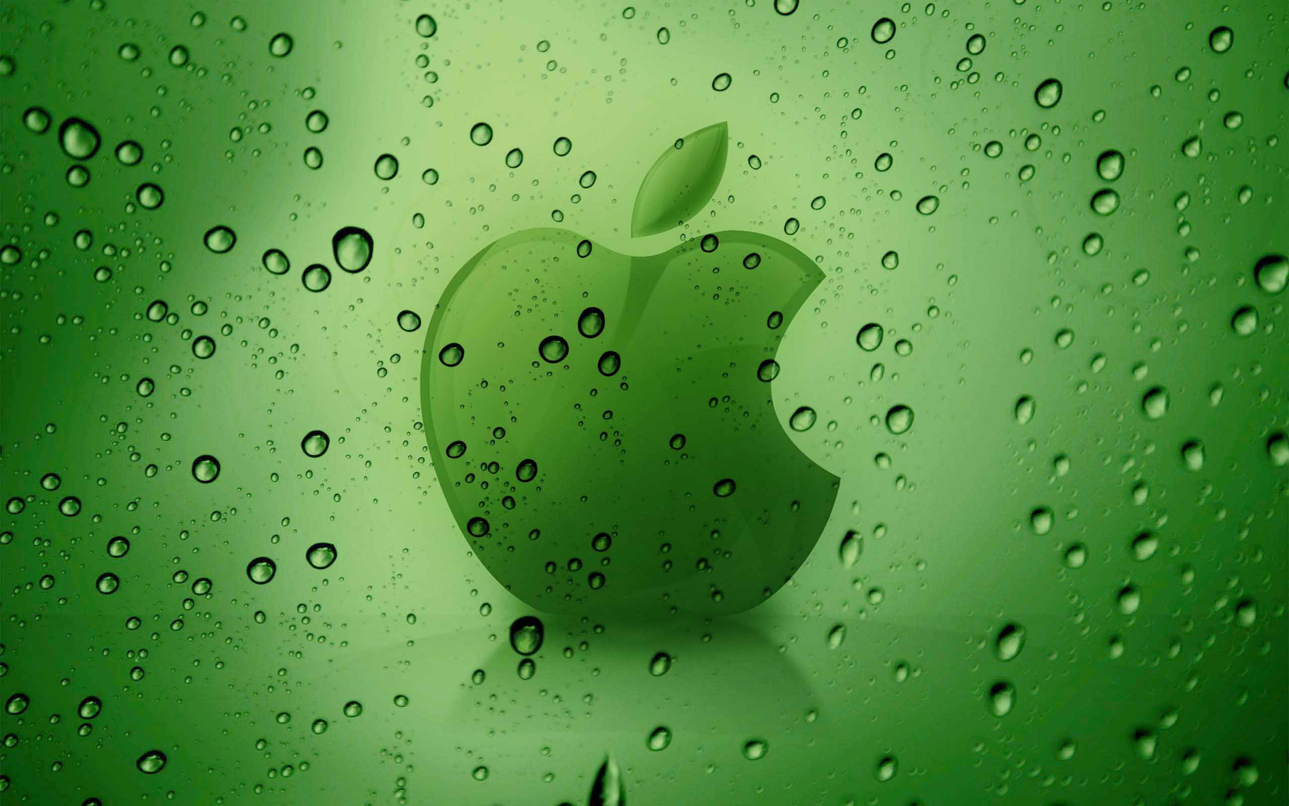 2560x1600 3D Green Apple Wallpaper Background Wallpaper HD / Desktop on Wal...