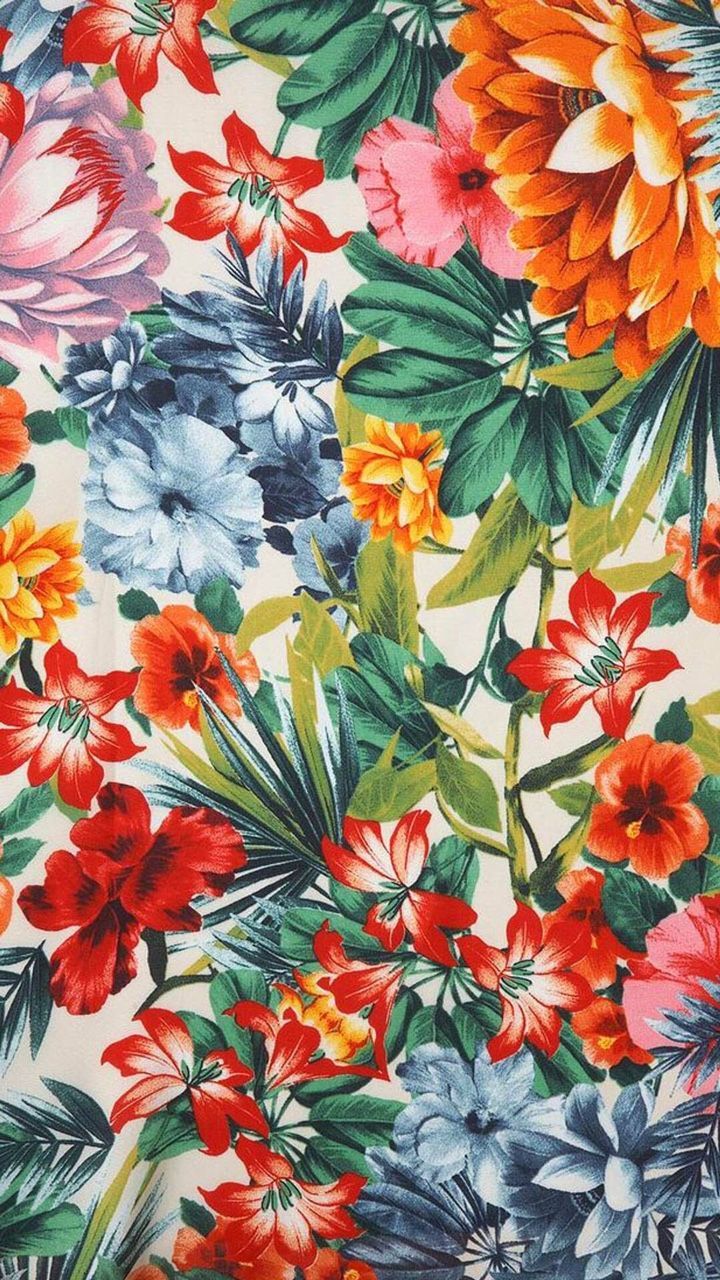 720x1280 iPhone Wallpaper | Flower, Plant, Pattern, Botany, Textile ... Wallpaper