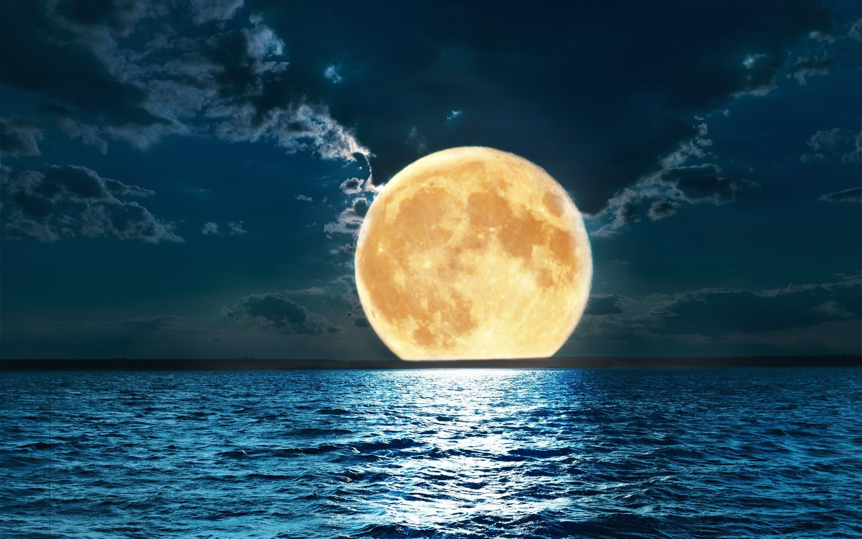 Moon Night Wallpapers - 4k, HD Moon Night Backgrounds on WallpaperBat