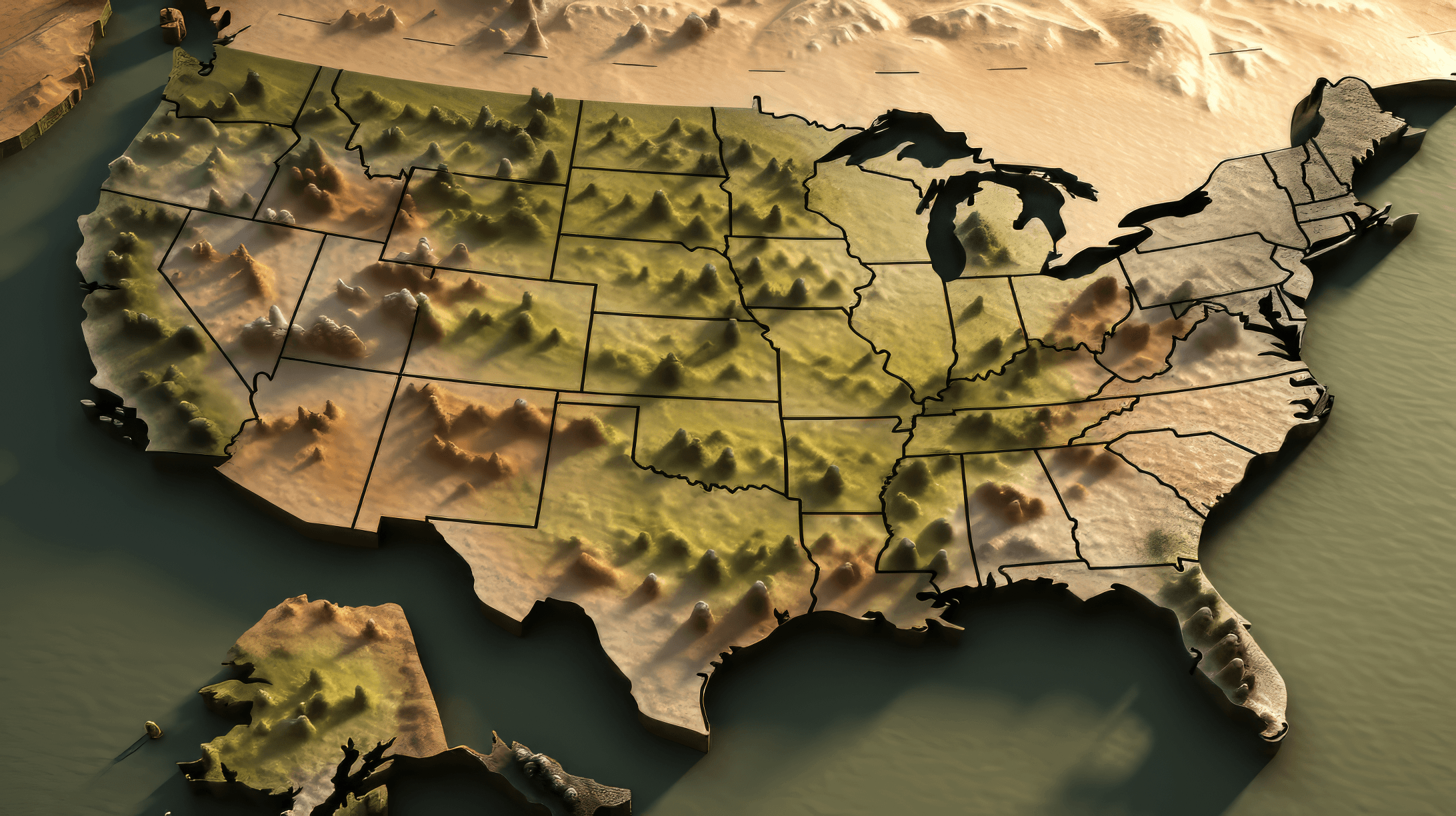 United States Map Desktop Wallpapers - 3587724 Map Of The Usa Hd And Background