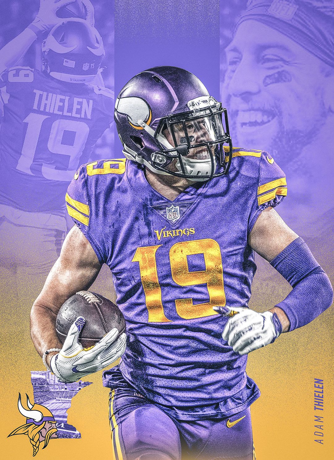 Adam Thielen Wallpapers - 4k, HD Adam Thielen Backgrounds on WallpaperBat