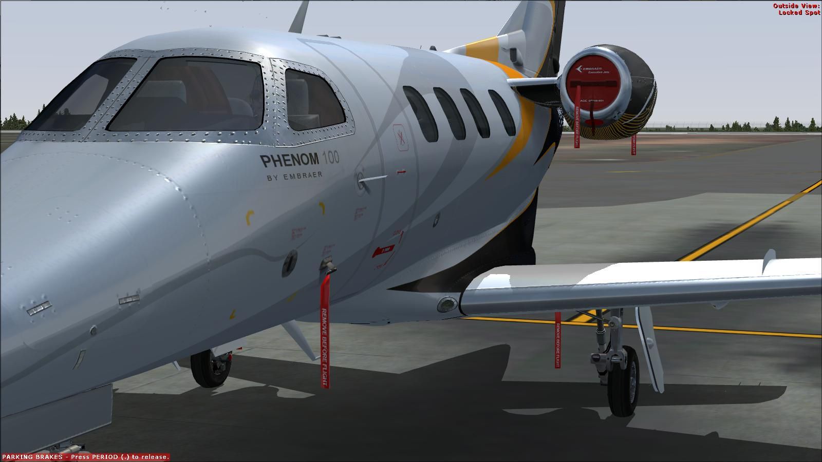 1600x900 Embraer Phenom 100 PR-TED for FSX Wallpaper