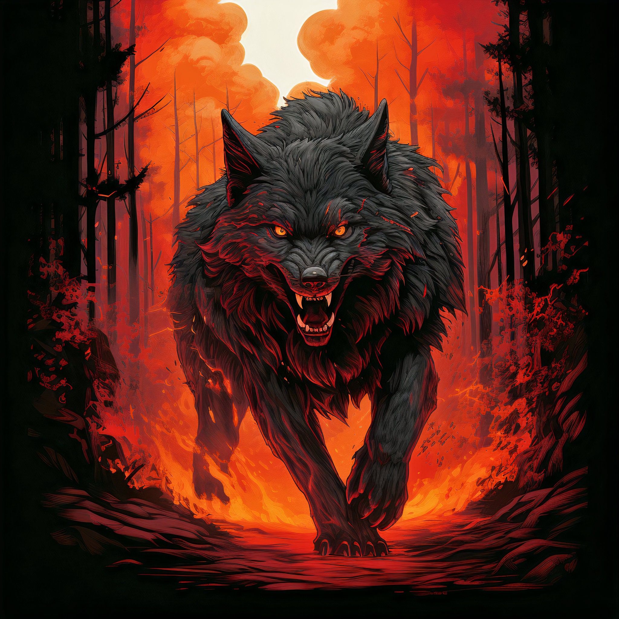 Scary Wolf Wallpapers - 4k, HD Scary Wolf Backgrounds on WallpaperBat