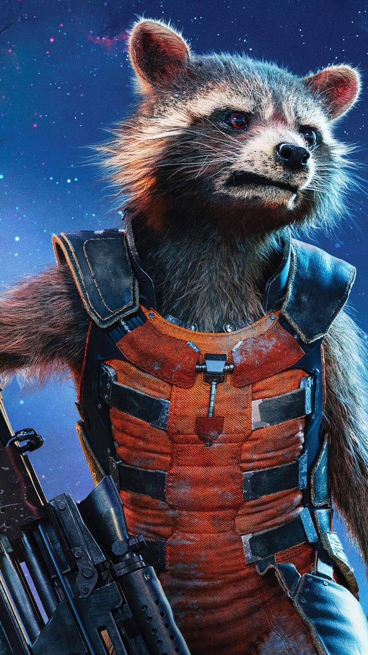 Rocket raccoon обои