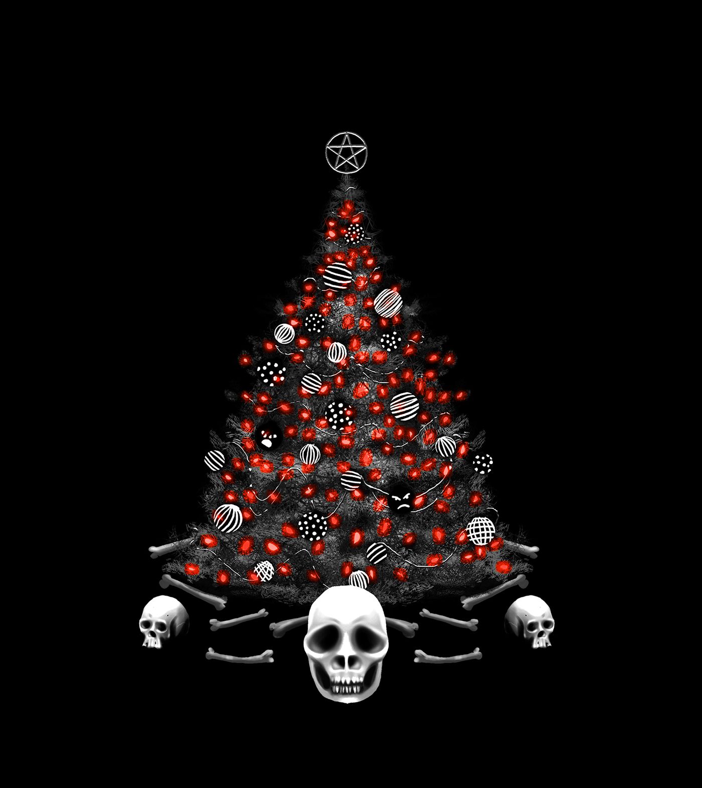 Black Christmas Wallpapers - 4k, HD Black Christmas Backgrounds on ...