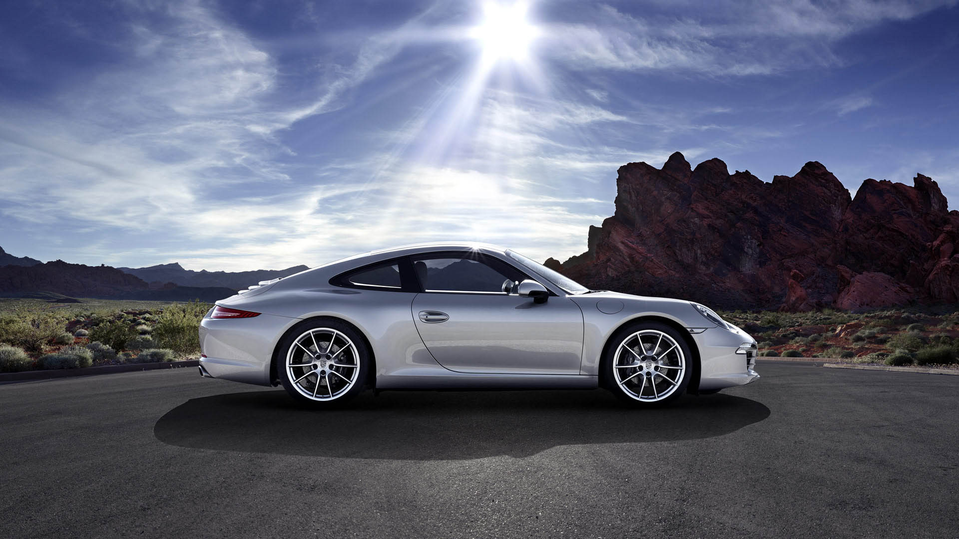 1920x1080 Silver Porsche 911 Wallpaper 20606 1920x1080px Wallpaper