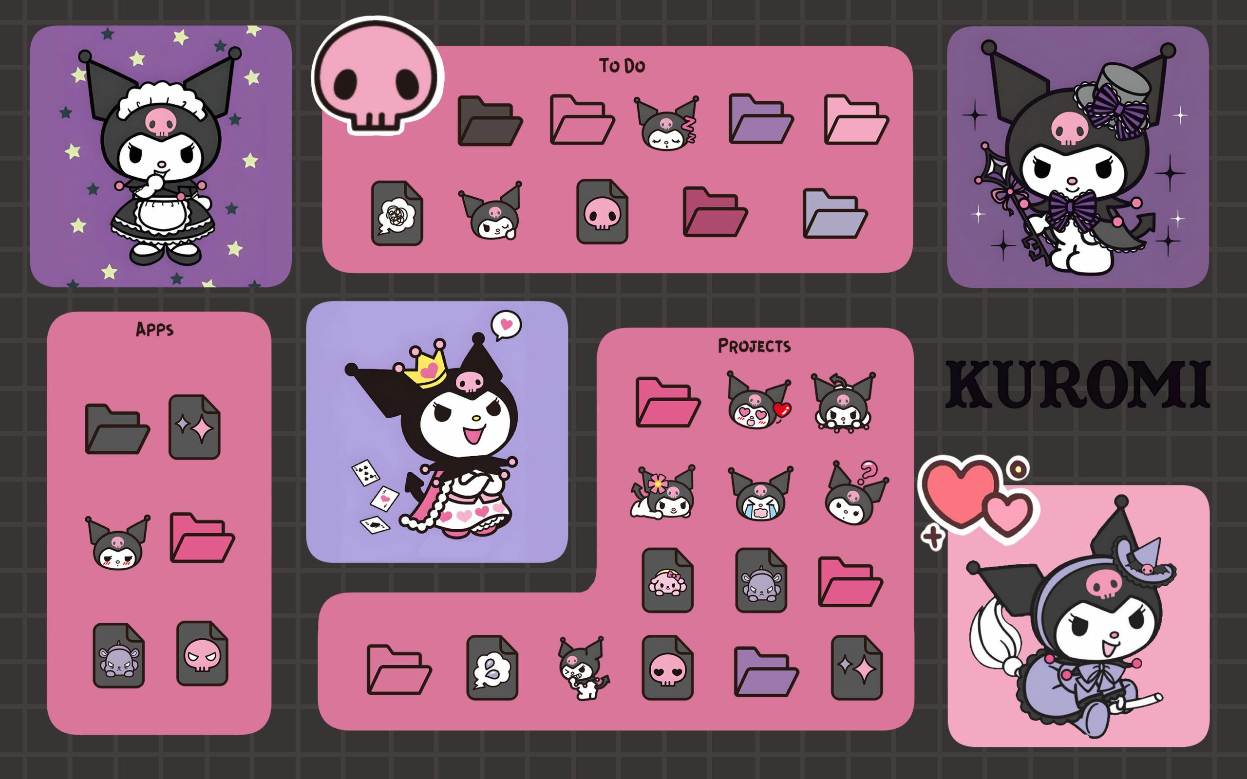 Kuromi Computer Wallpapers - 4k, HD Kuromi Computer Backgrounds on ...