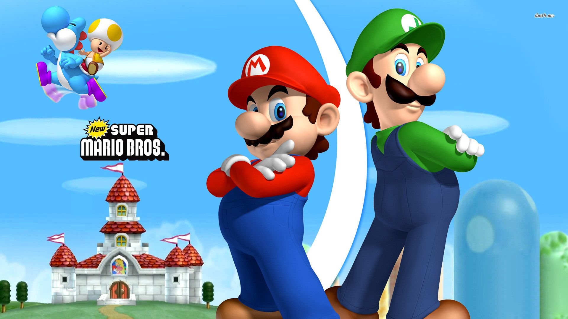 1920x1080 Mario and Luigi Wallpaper HD.
