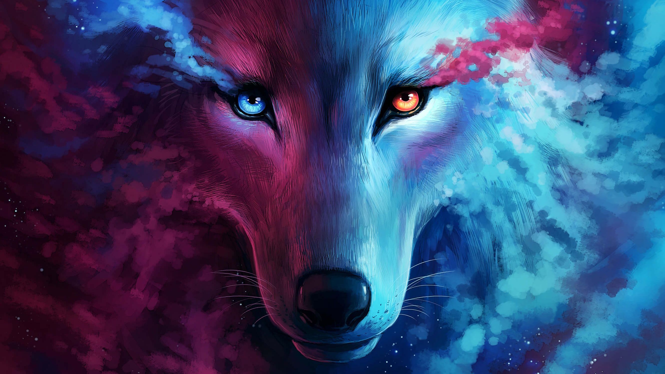 Featured image of post The Best 26 Cute Anime Galaxy Wolf Wallpaper