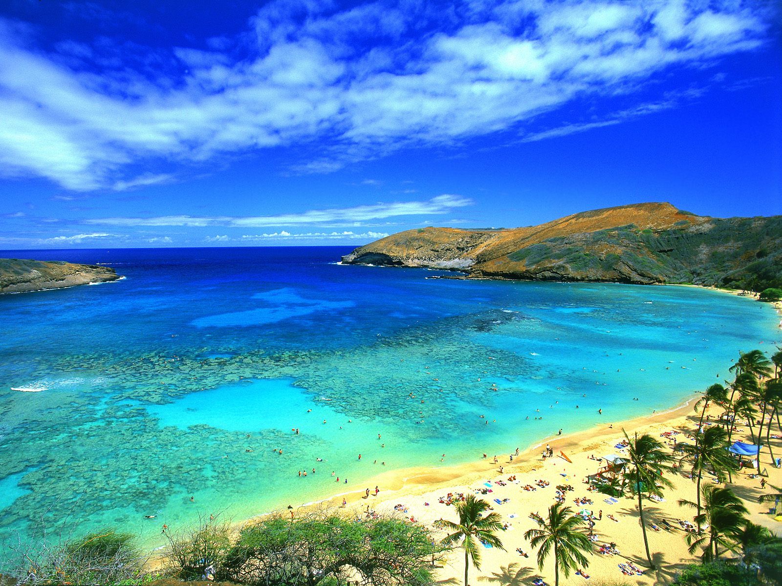 1600x1200 Hanauma Bay Oahu Hawaii - Beaches And Coasts Wallpaper Wallpaper